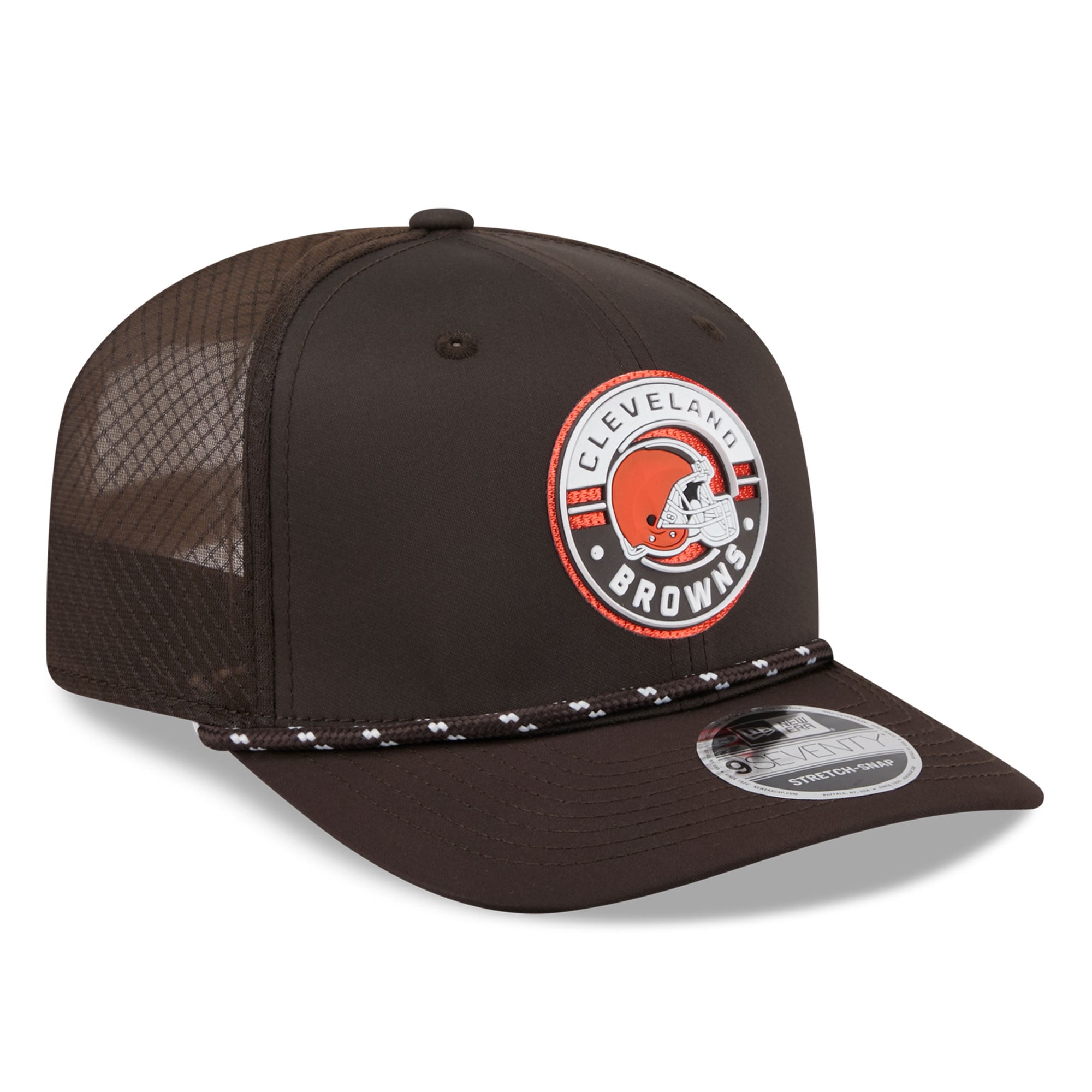 Casquette ajustable New Era marron Cleveland Browns Game 9SEVENTY pour homme