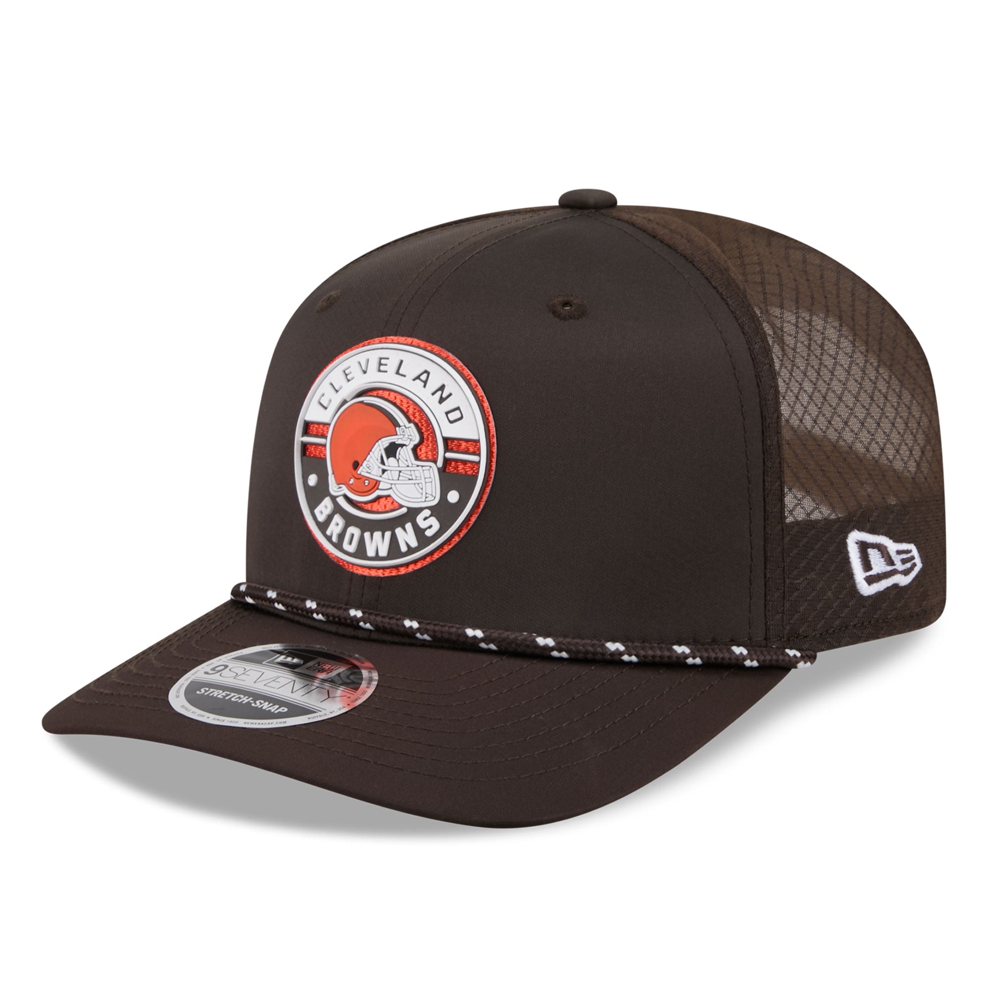Casquette ajustable New Era marron Cleveland Browns Game 9SEVENTY pour homme