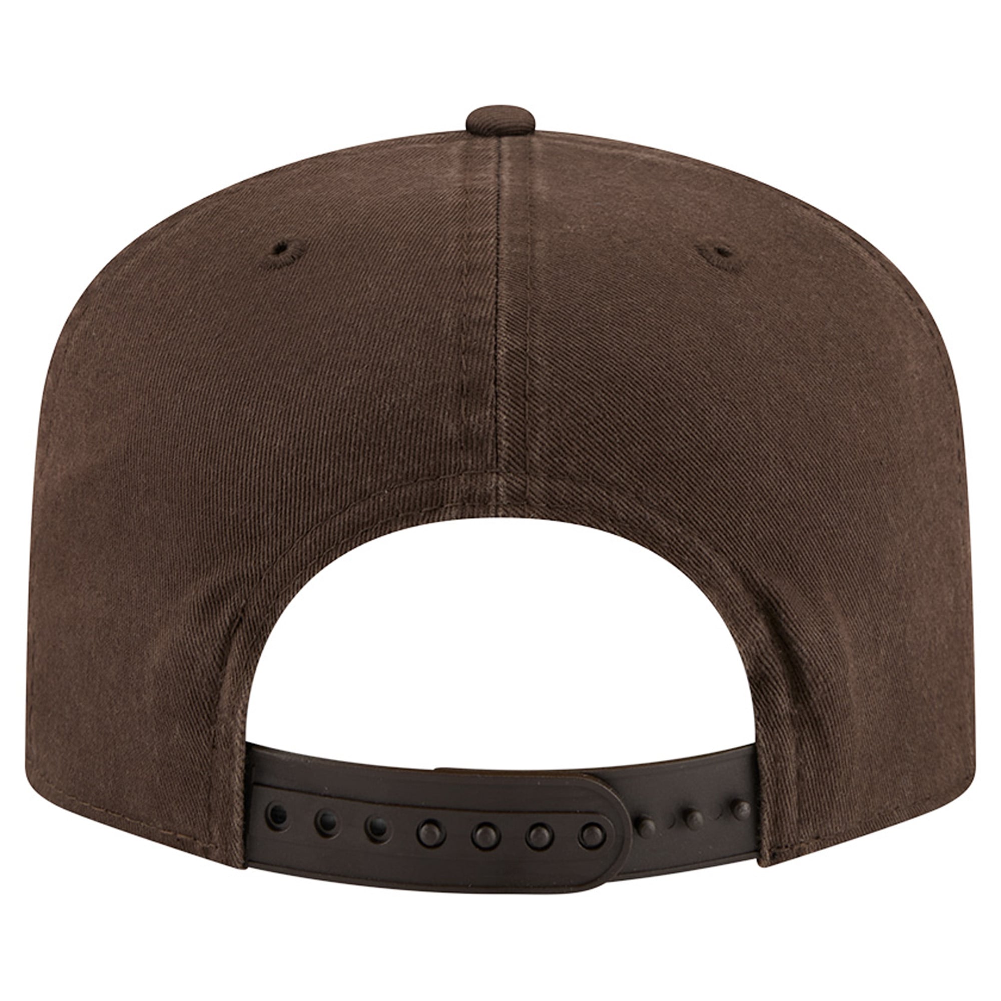 Men's New Era Brown Cleveland Browns Stacked 19TWENTY Adjustable Hat