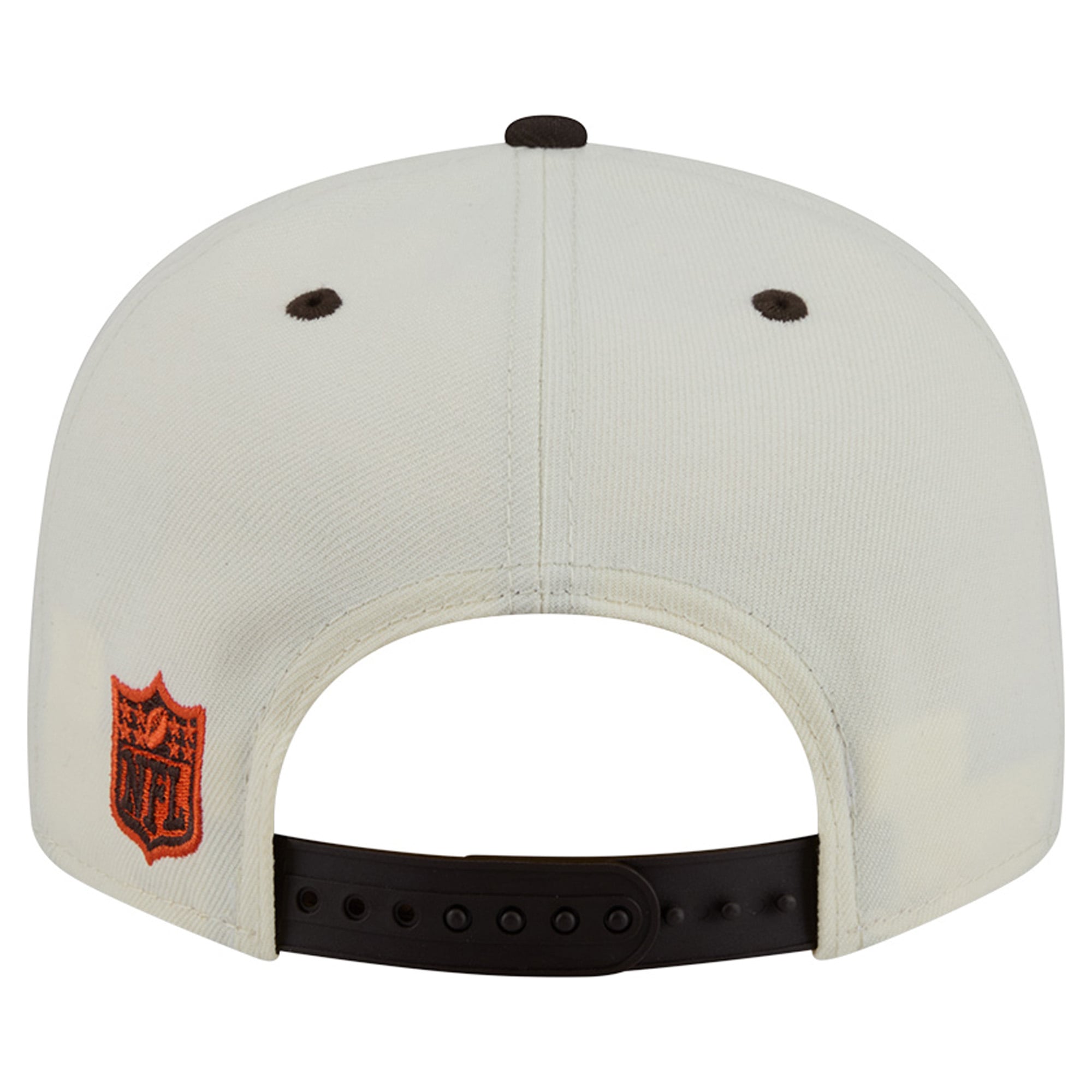Casquette snapback New Era Classic 9FIFTY crème/marron pour homme
