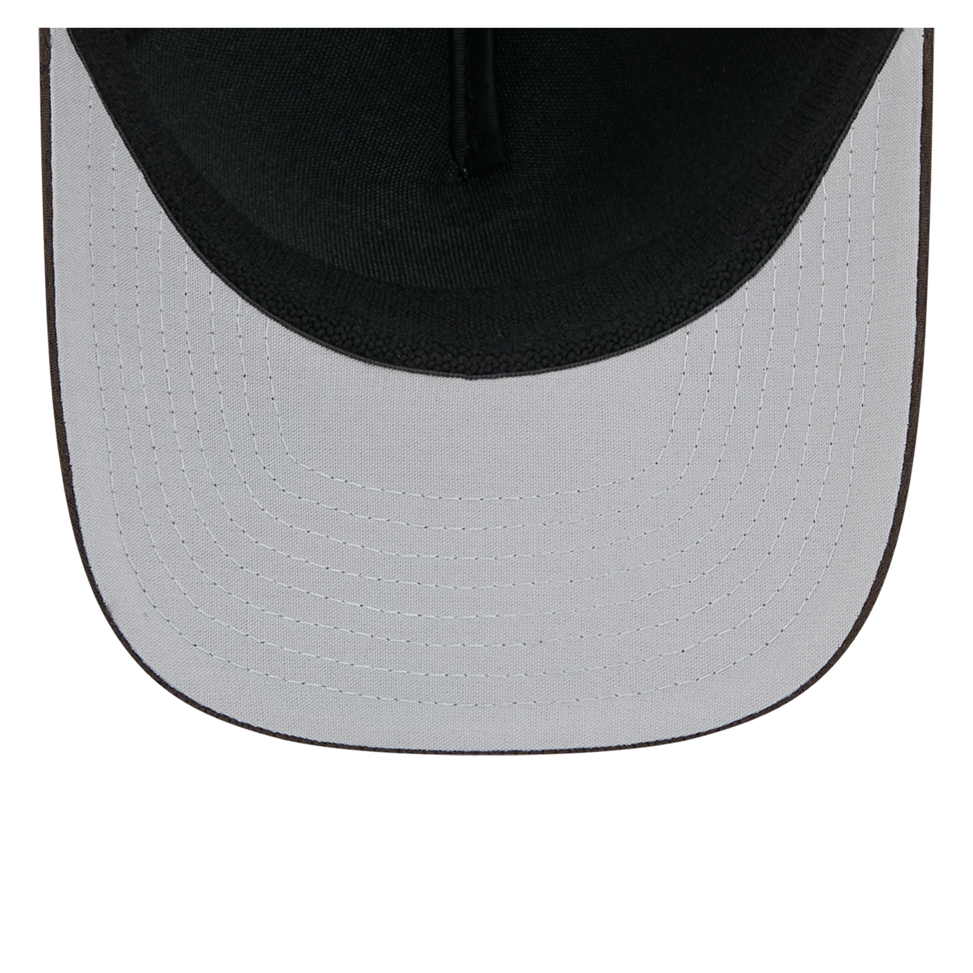 Men's New Era Gray/Brown Cleveland Browns Tech M-Crown A-Frame 39THIRTY Flex Hat