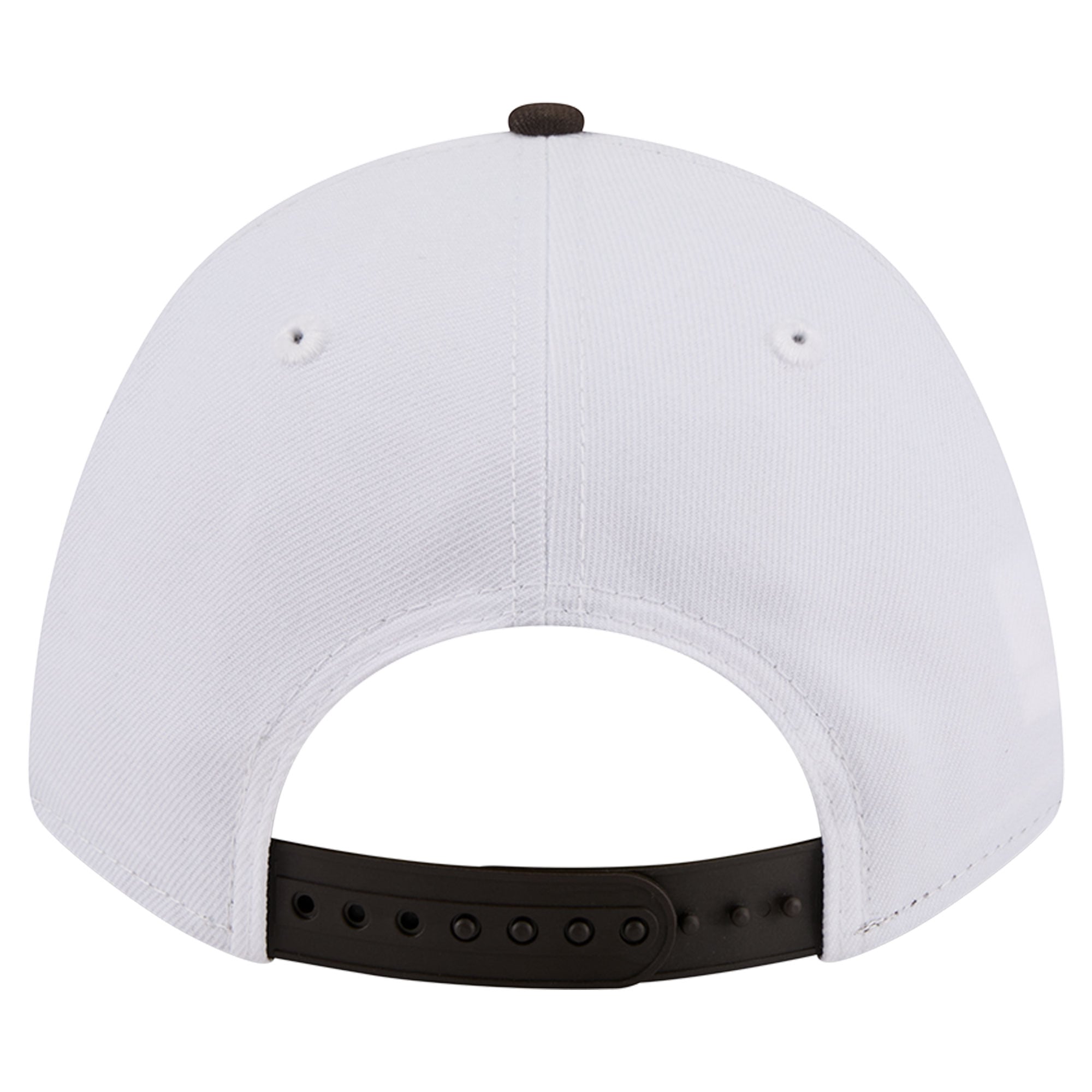 Casquette ajustable New Era blanche/marron Cleveland Browns Loyal 9FORTY M-Crown pour homme