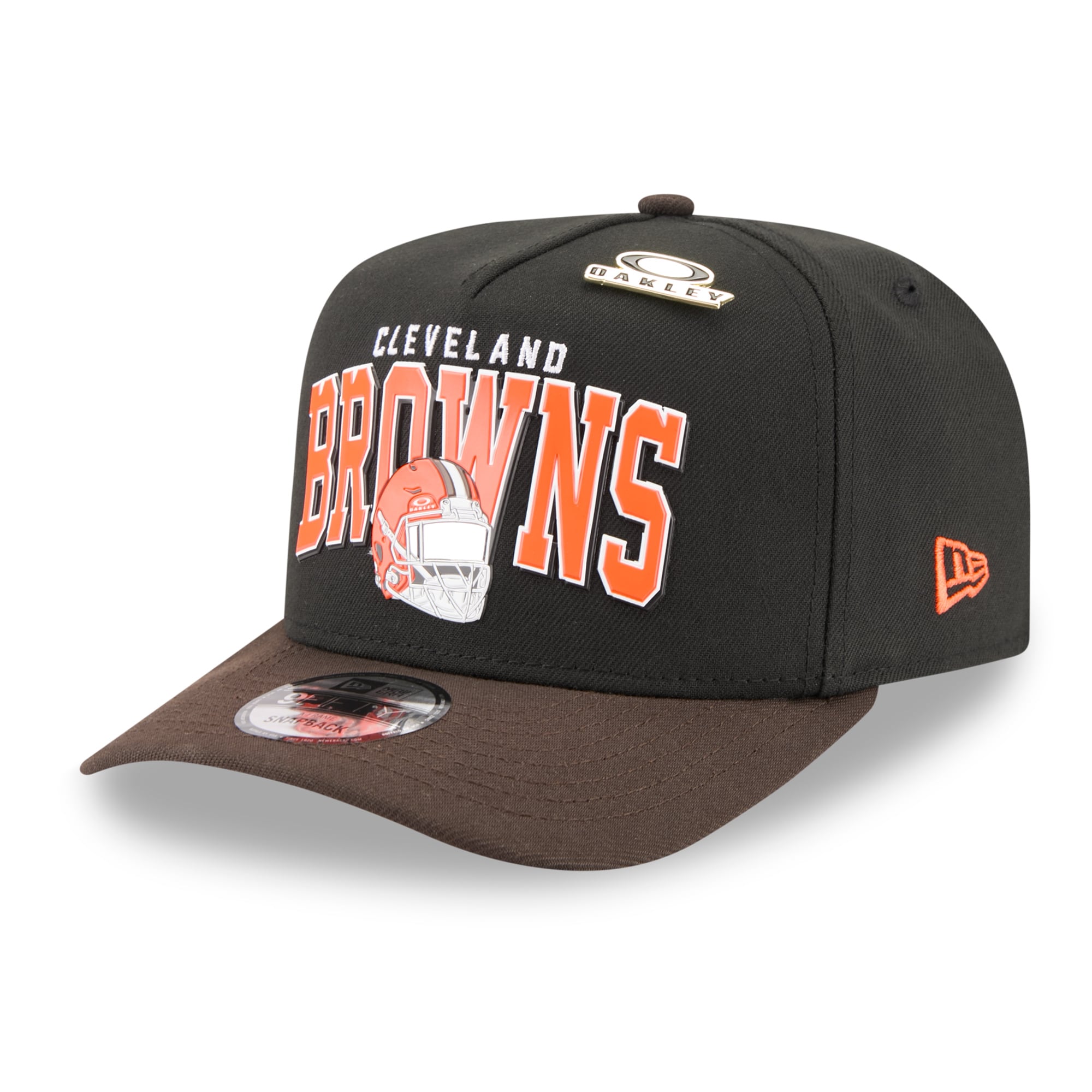 Casquette snapback New Era x Oakley noire Cleveland Browns 9FIFTY pour homme