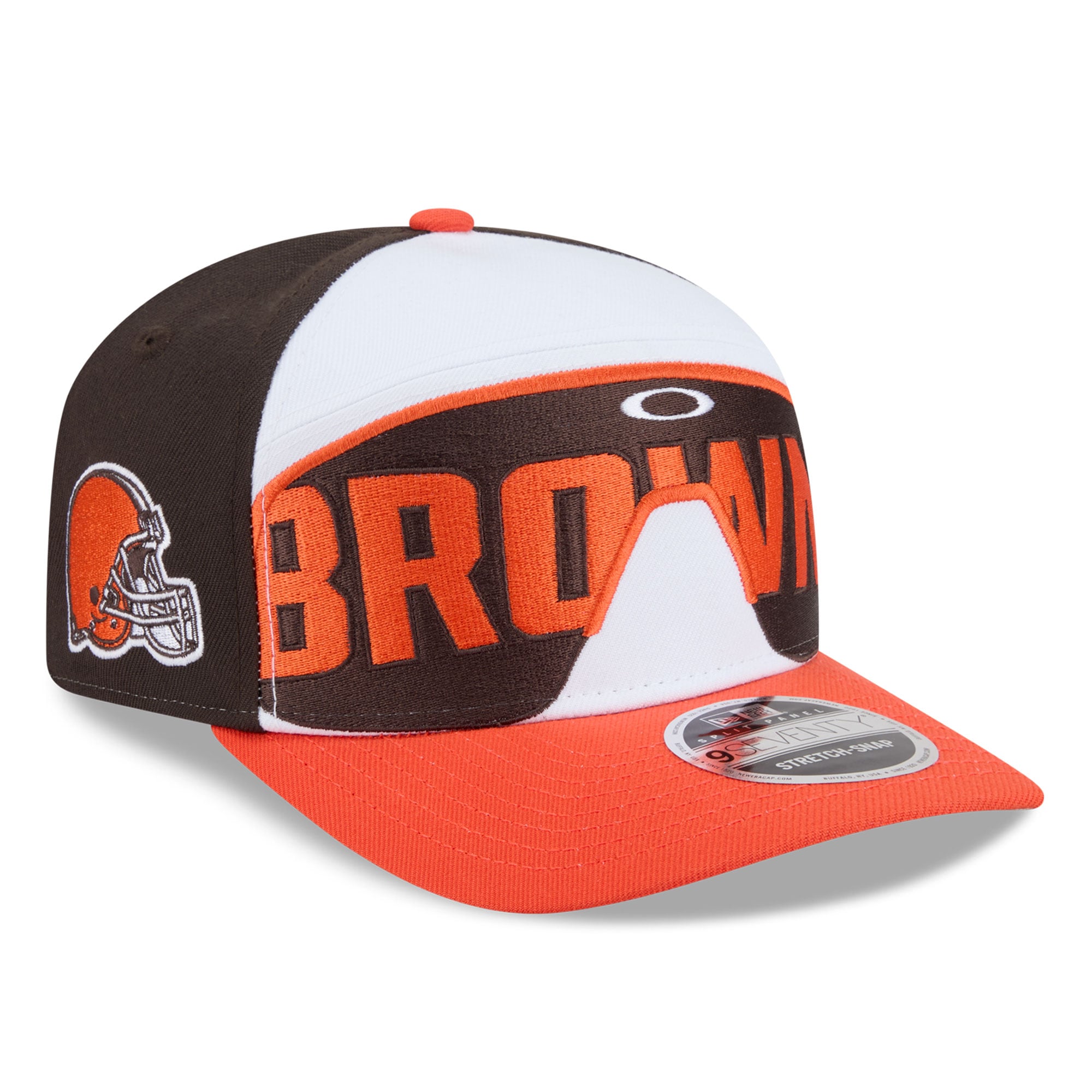 Casquette ajustable New Era x Oakley Cleveland Browns 9SEVENTY blanche pour homme