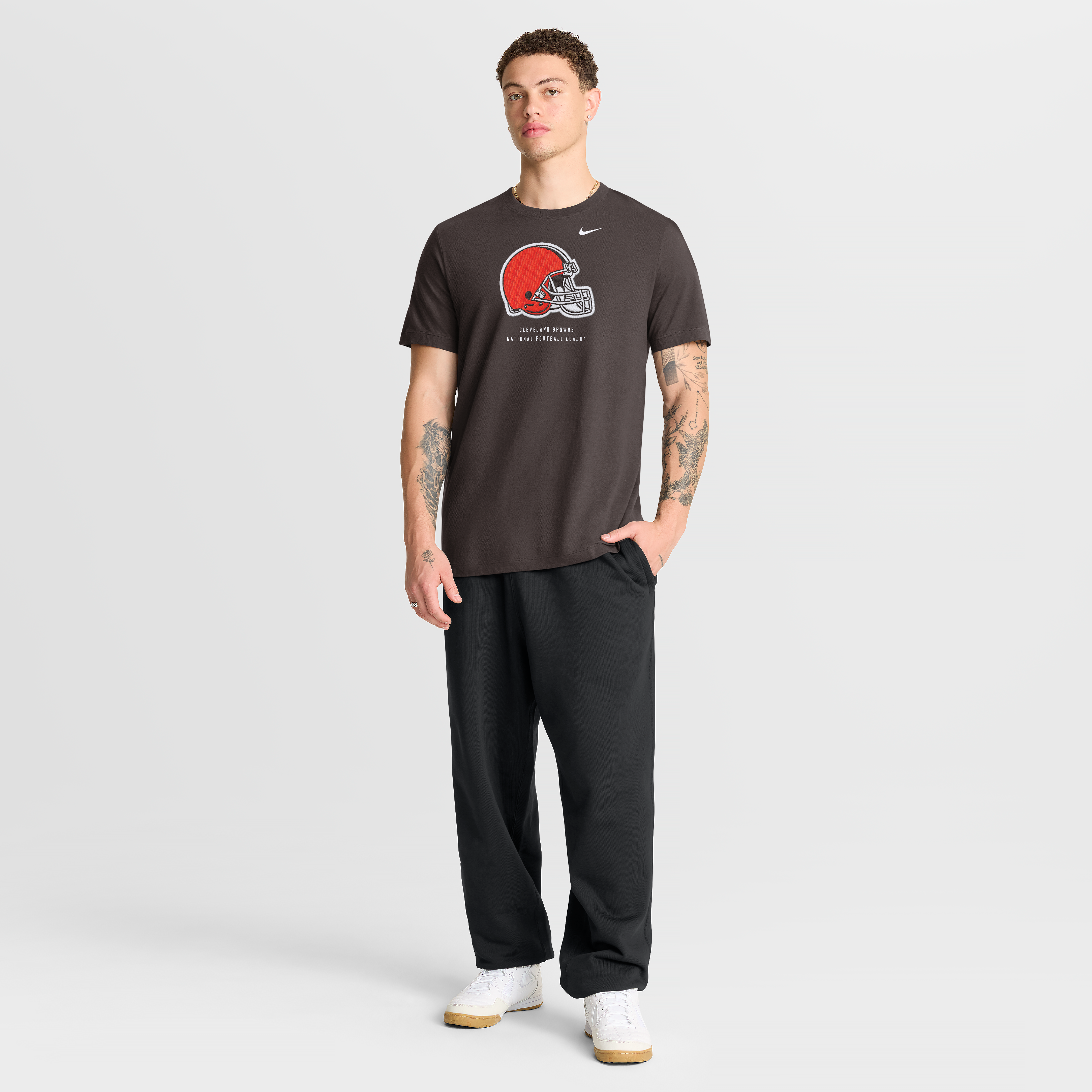 T-shirt Nike marron Cleveland Browns pour homme