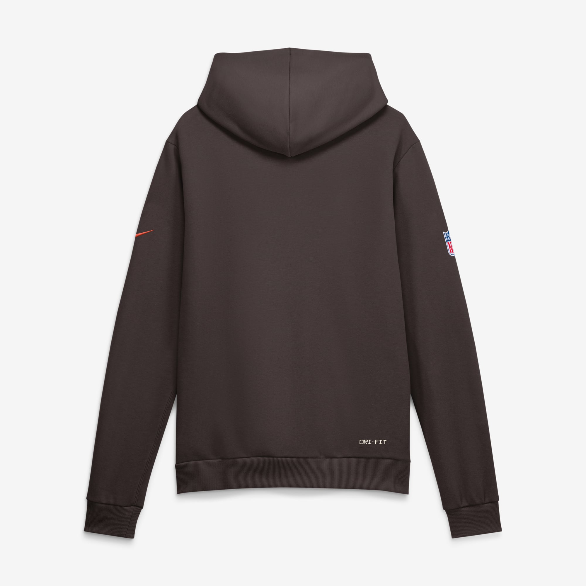 Sweat à capuche Nike Dri-FIT marron Cleveland Browns Sideline Standard Issue Top Prospect pour homme