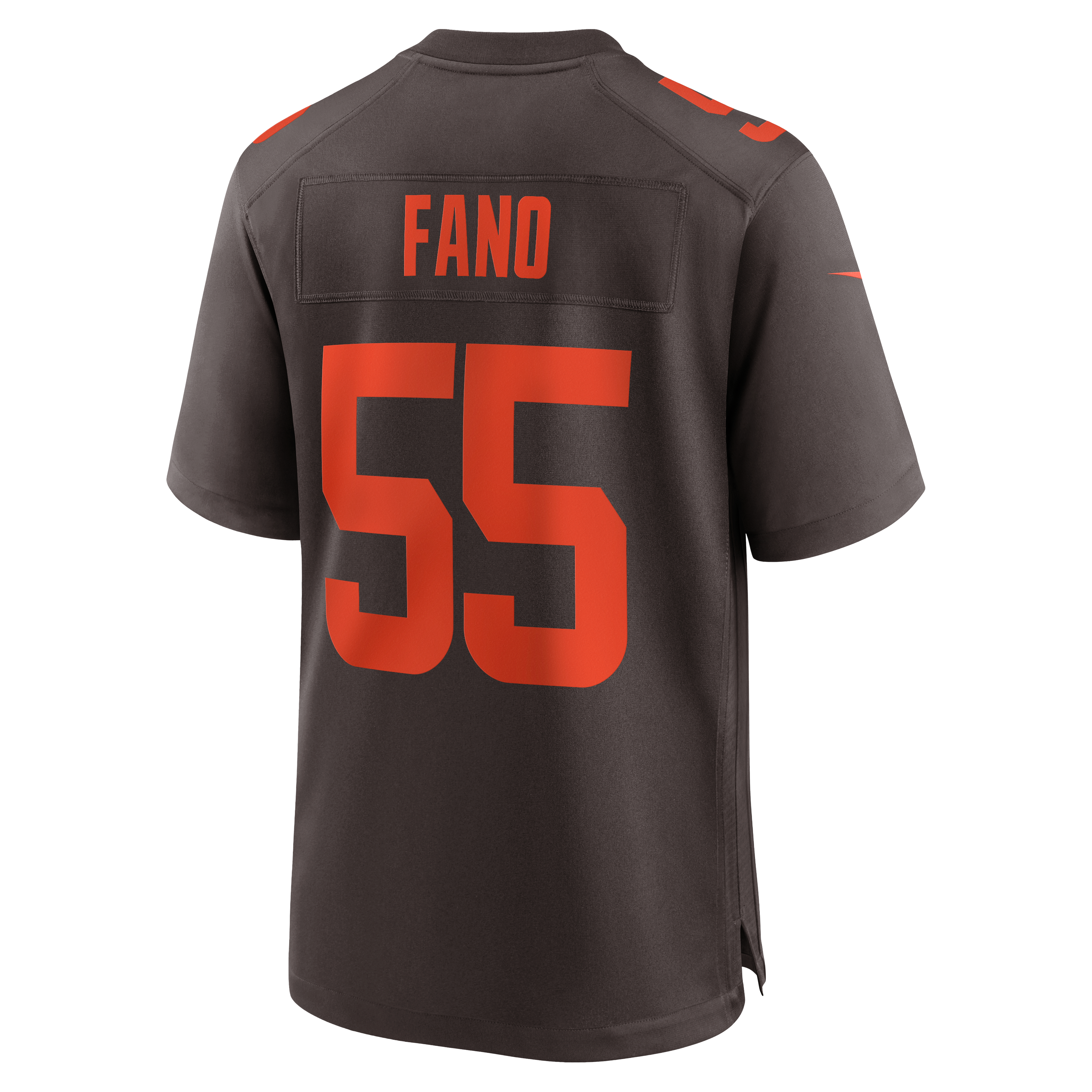 Maillot alternatif marron Nike Cleveland Browns Spencer Fano pour homme
