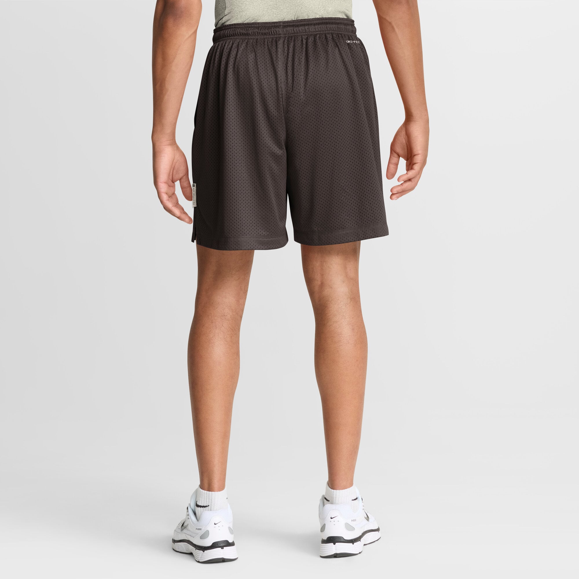 Short réversible Nike marron/platine Cleveland Browns Sideline Standard Issue Dri-FIT pour homme