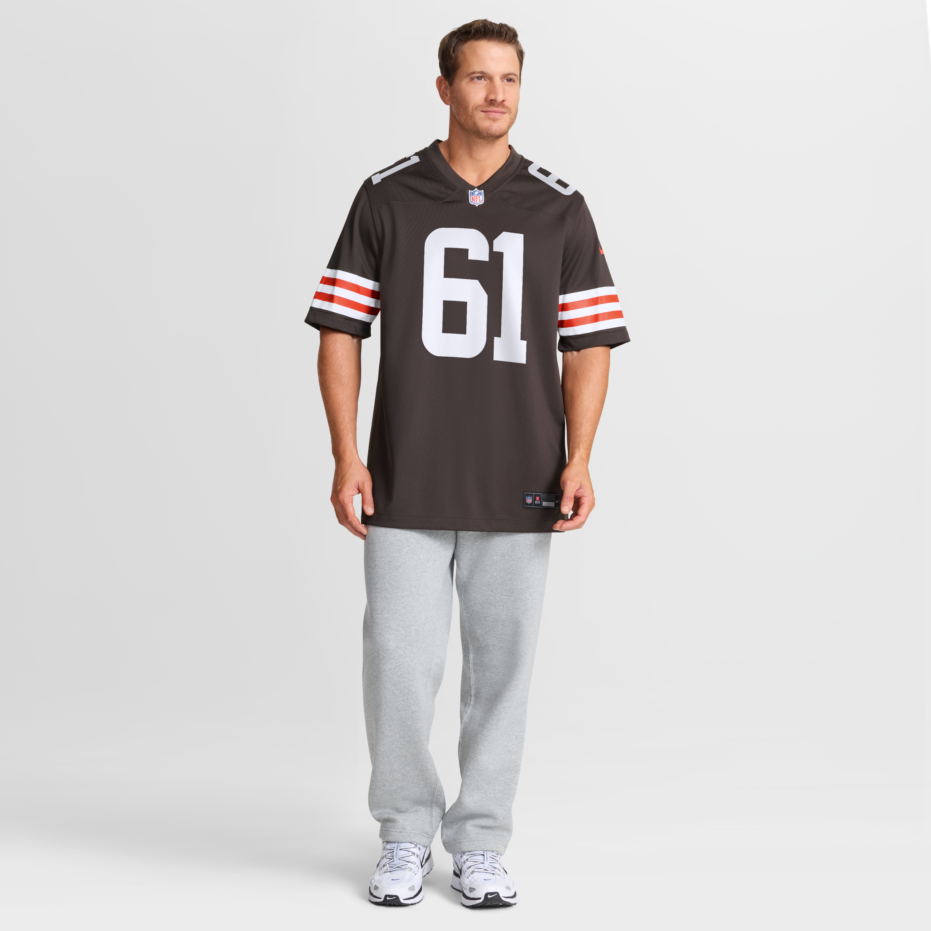 Maillot de match Nike Chris Williams Brown des Cleveland Browns pour homme