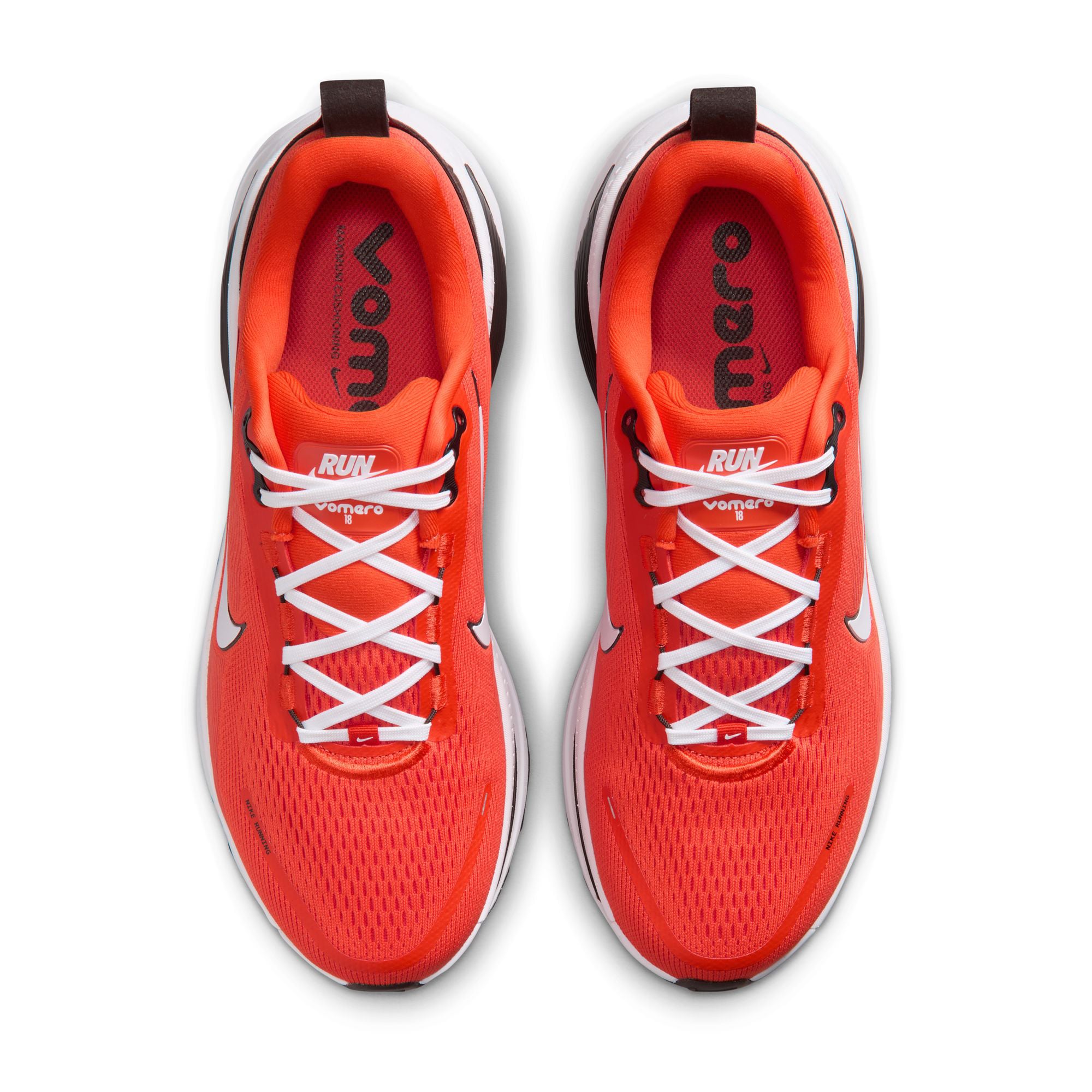 Men's Nike Cleveland Browns Vomero 18 Running Shoes