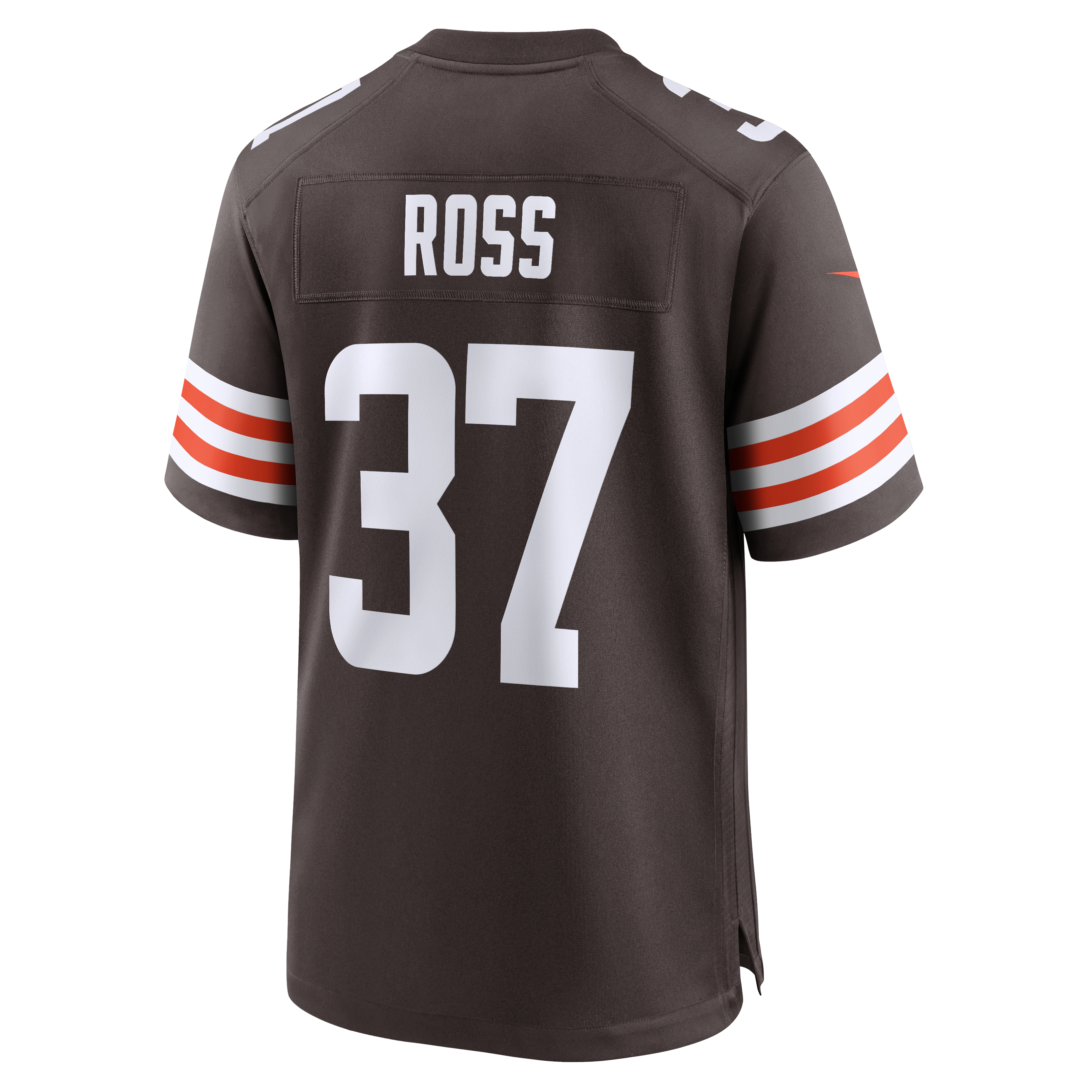 Maillot de match Nike D'Angelo Ross Brown des Cleveland Browns pour homme