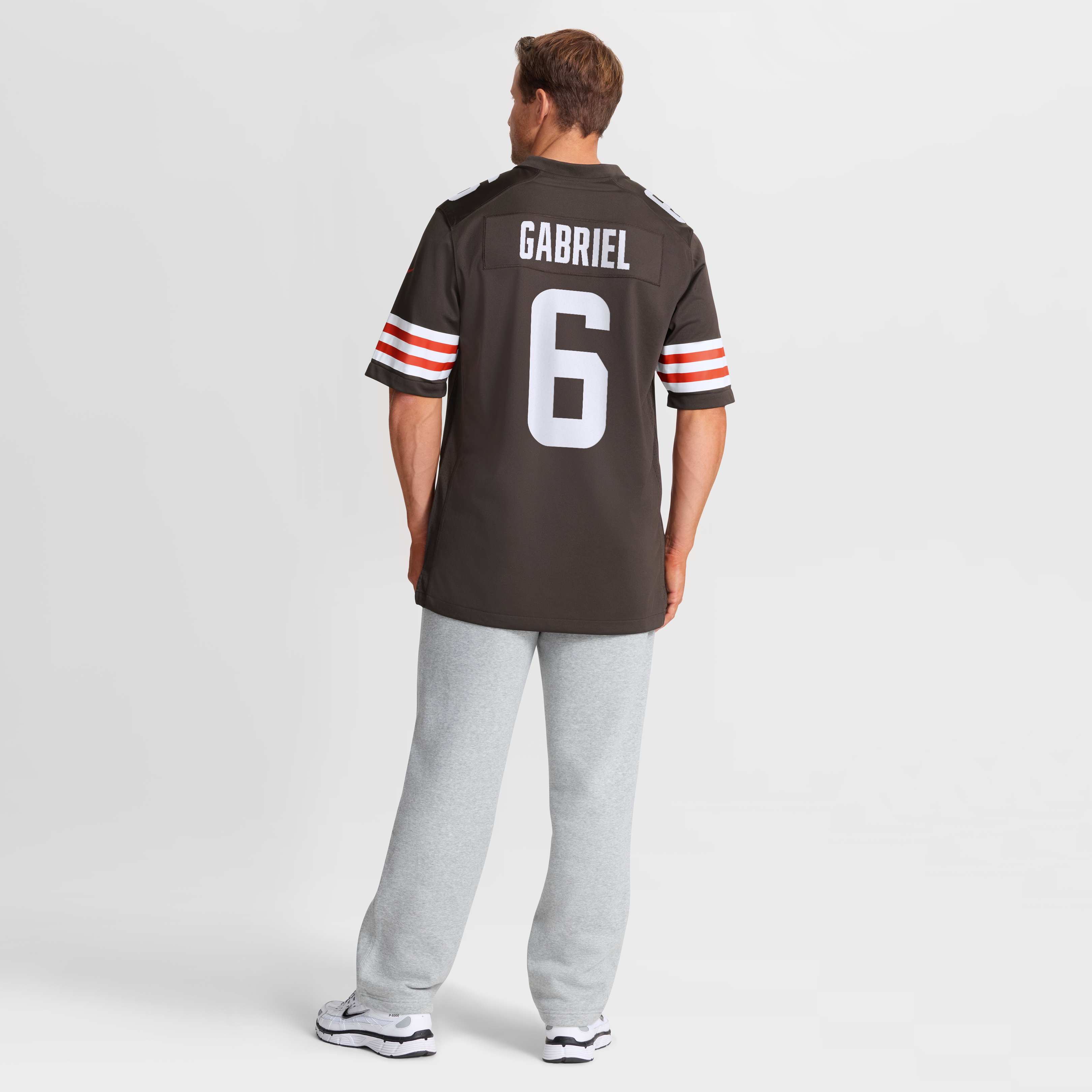 Maillot de match Nike Dillon Gabriel Brown des Cleveland Browns pour homme