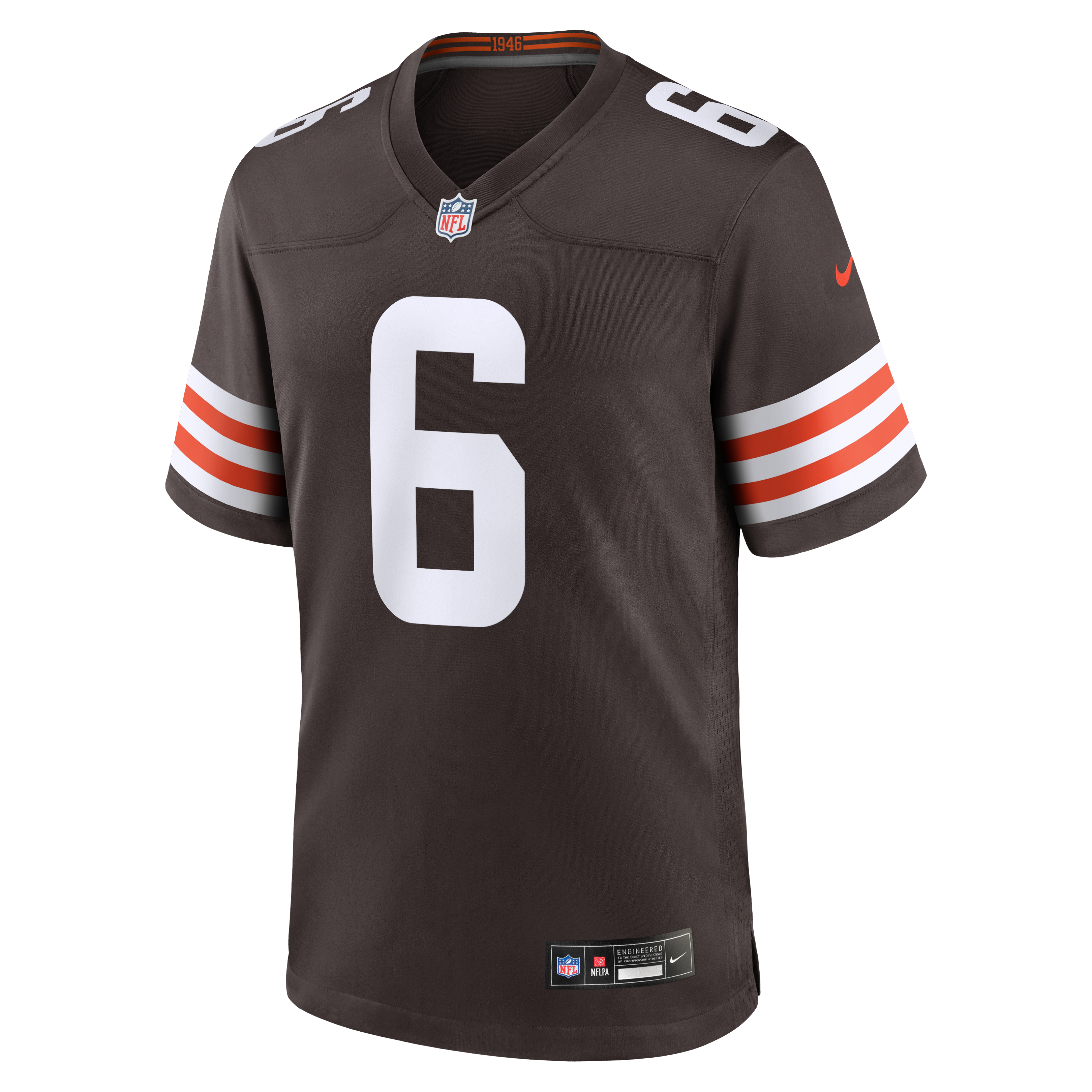 Maillot de match Nike Dillon Gabriel Brown des Cleveland Browns pour homme