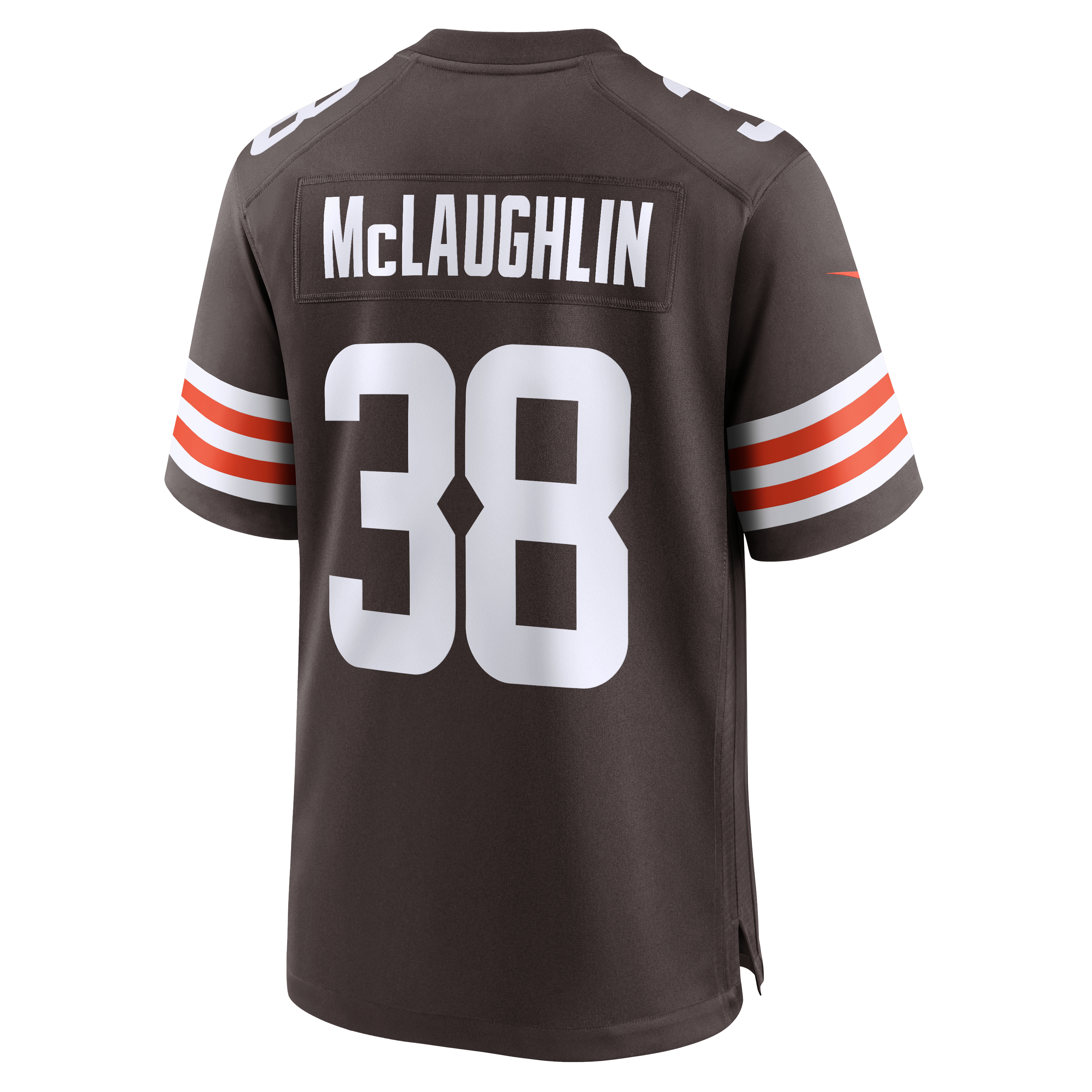 Maillot de match Nike pour homme Jaleel McLaughlin Brown des Cleveland Browns