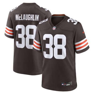 Jaleel McLaughlin Cleveland Browns Nike Team Game Jersey - Brown