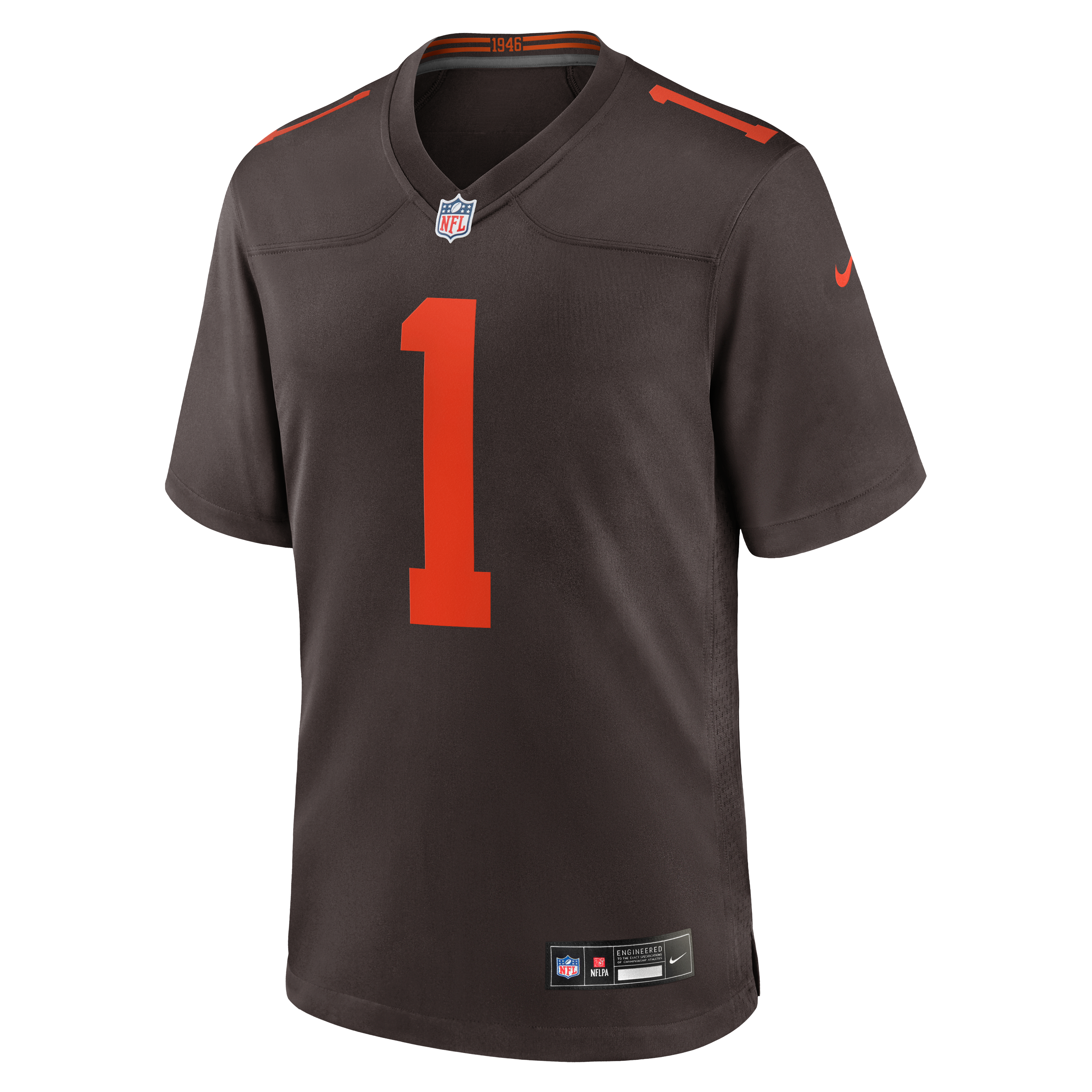 Maillot alternatif Nike KC Concepcion Jr. marron des Cleveland Browns pour homme