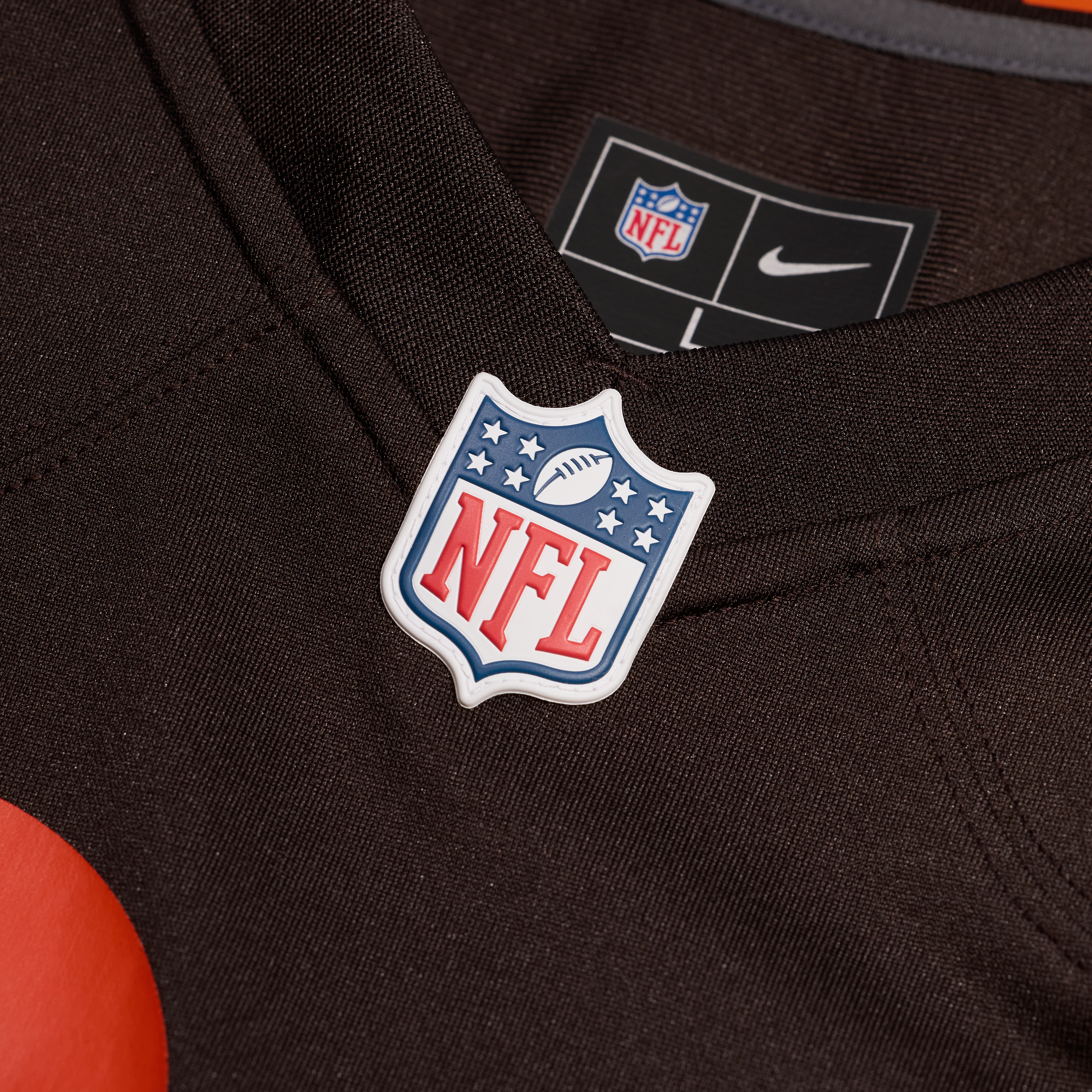 Maillot alternatif Nike KC Concepcion Jr. marron des Cleveland Browns pour homme