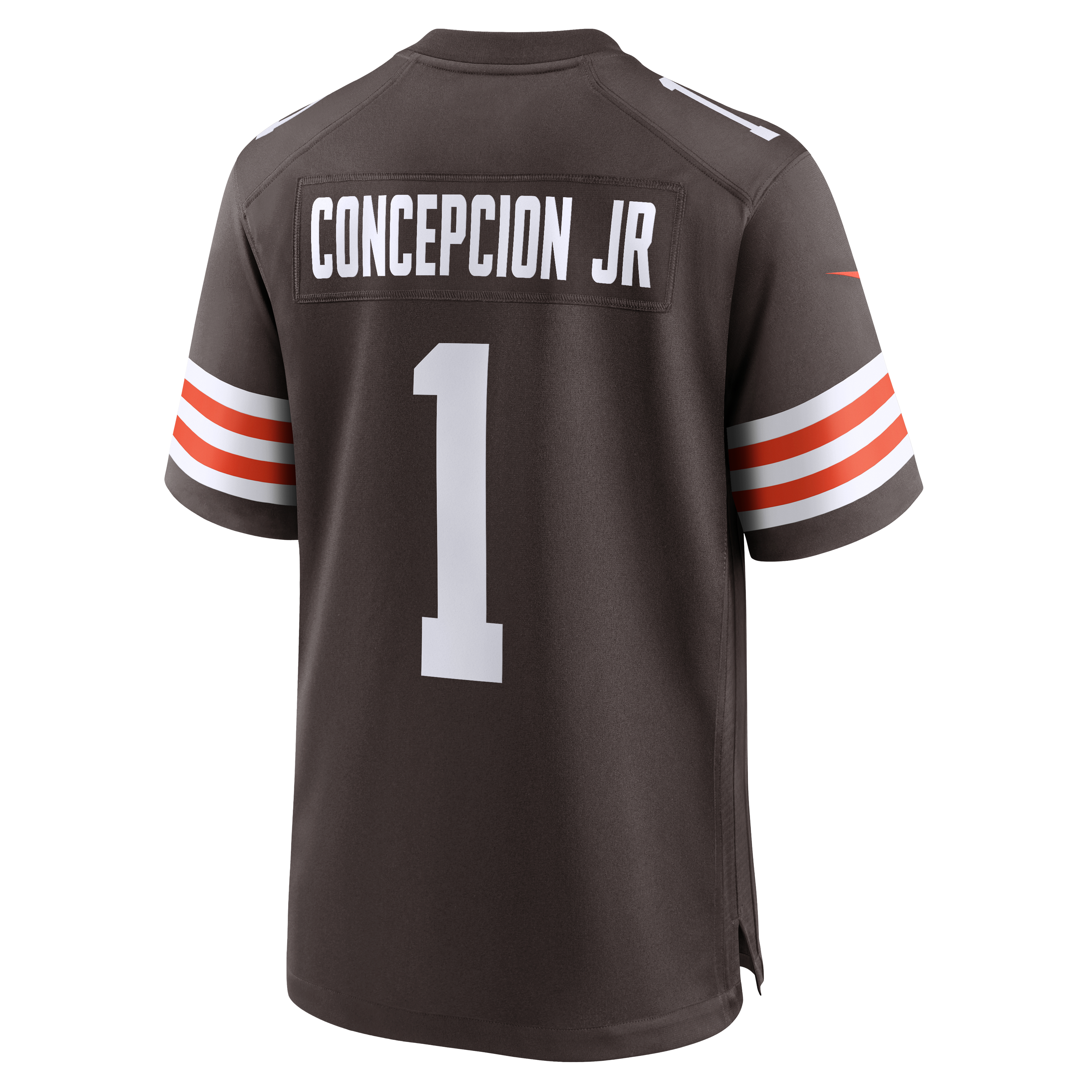 Maillot de match Nike KC Concepcion Jr. marron des Cleveland Browns pour homme