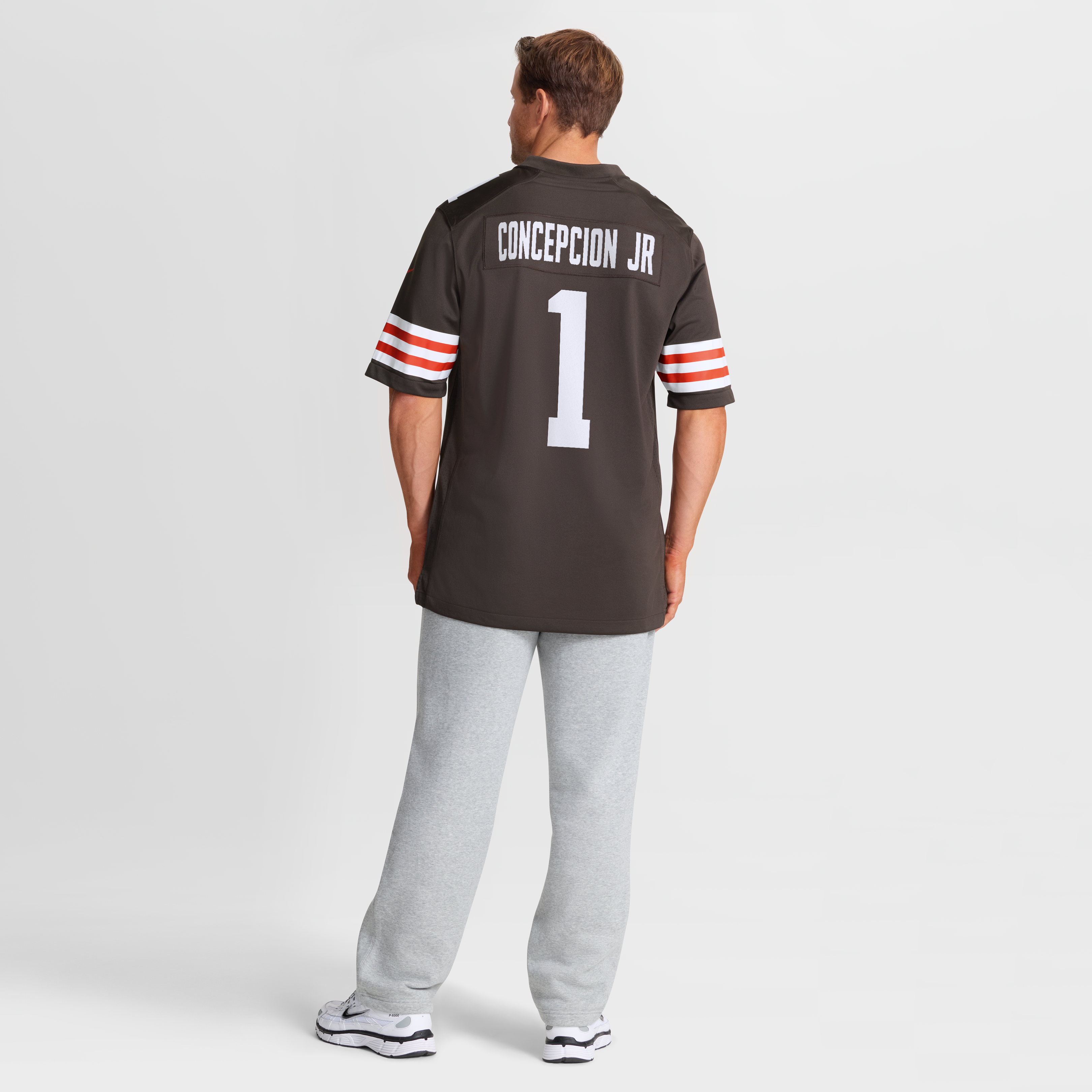 Maillot de match Nike KC Concepcion Jr. marron des Cleveland Browns pour homme