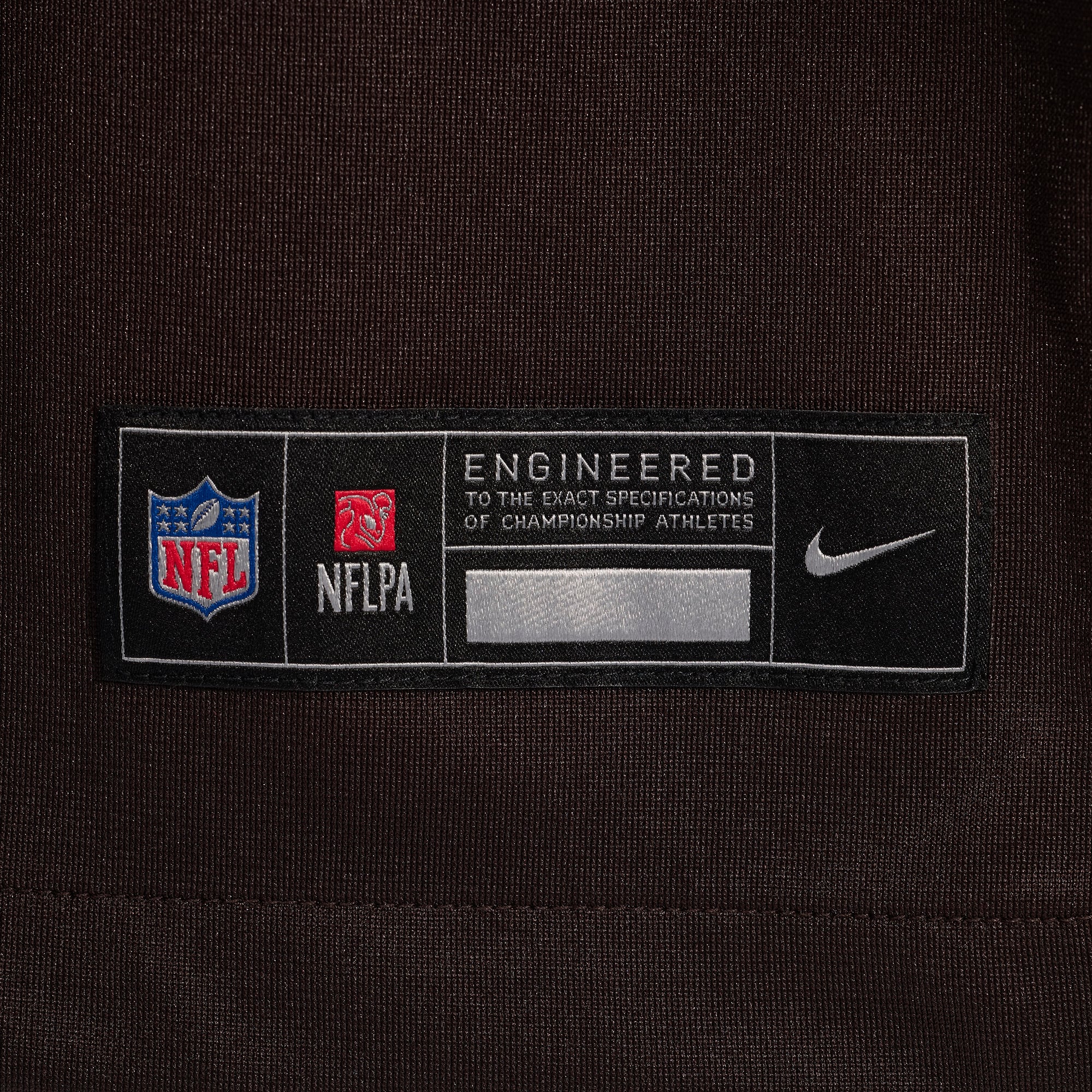 Maillot de match Nike Krys Barnes Brown des Cleveland Browns pour homme