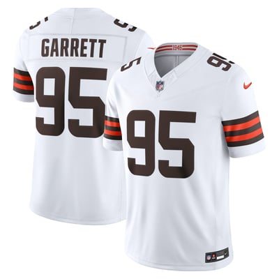 Myles Garrett Cleveland Browns Nike Vapor F.U.S.E. Stitched Limited Jersey - White