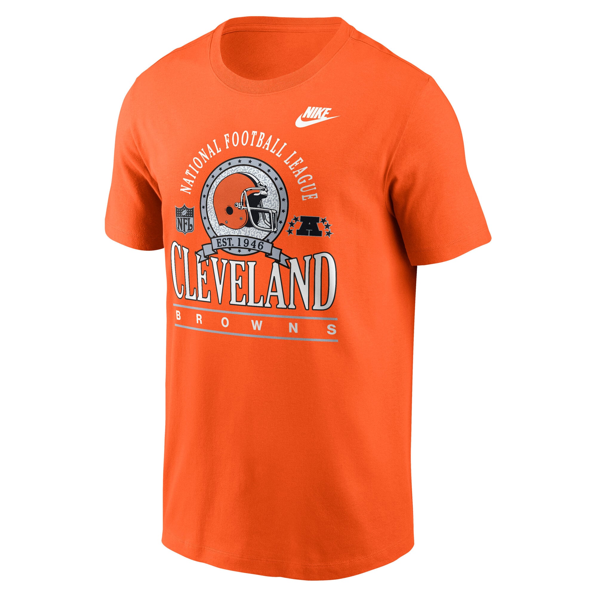 T-shirt en coton essentiel Nike Orange Cleveland Browns Rewind Team Spirit pour homme