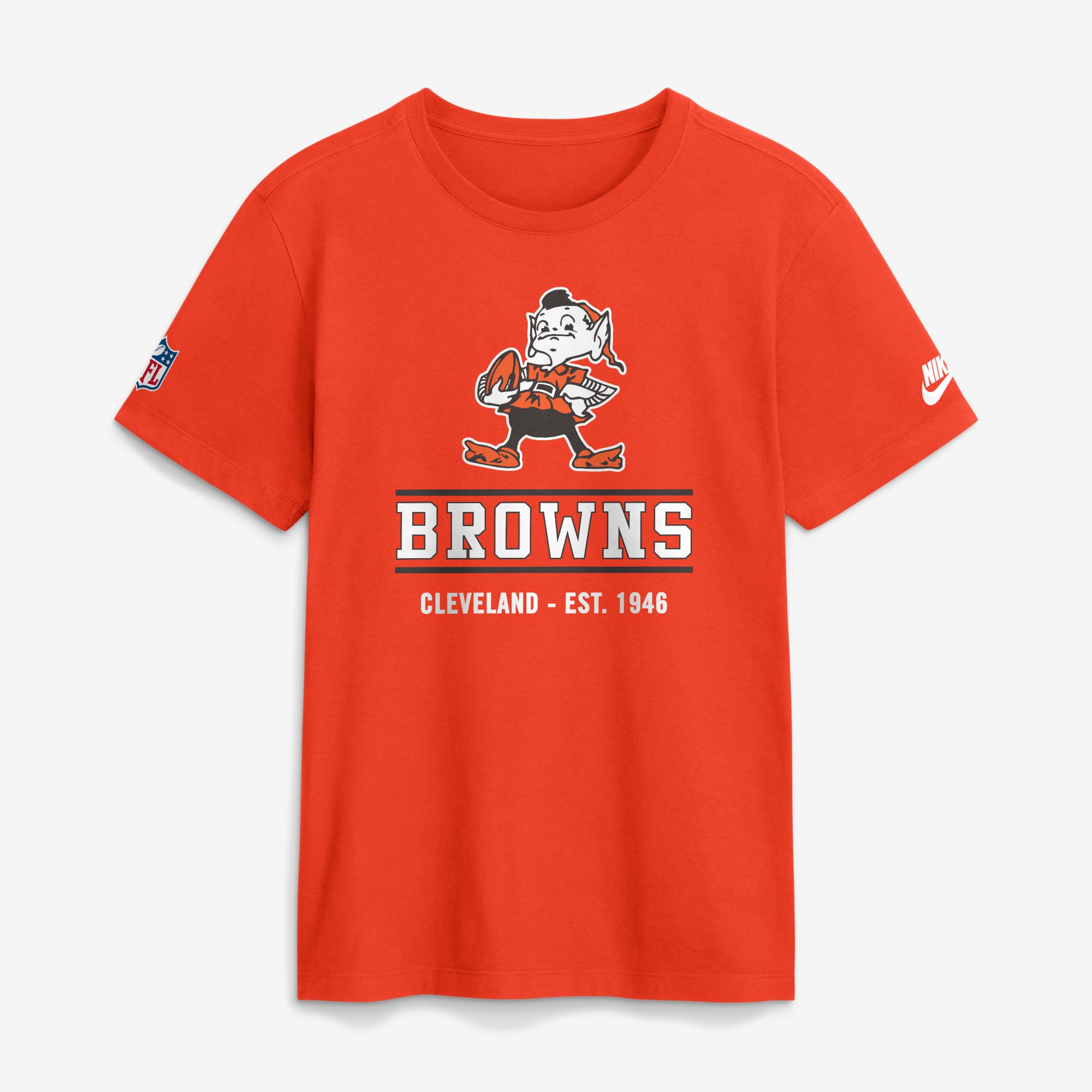T-shirt Nike orange Cleveland Browns Sideline Alternate Final Sprint Dri-FIT pour homme