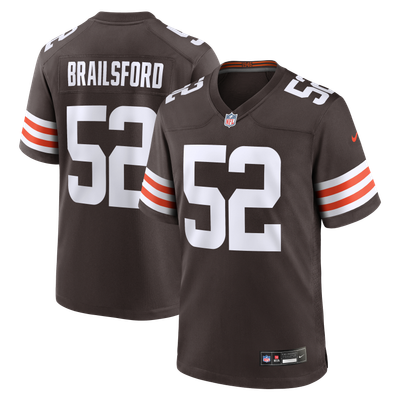 Parker Brailsford Cleveland Browns Nike Team Game Jersey - Brown