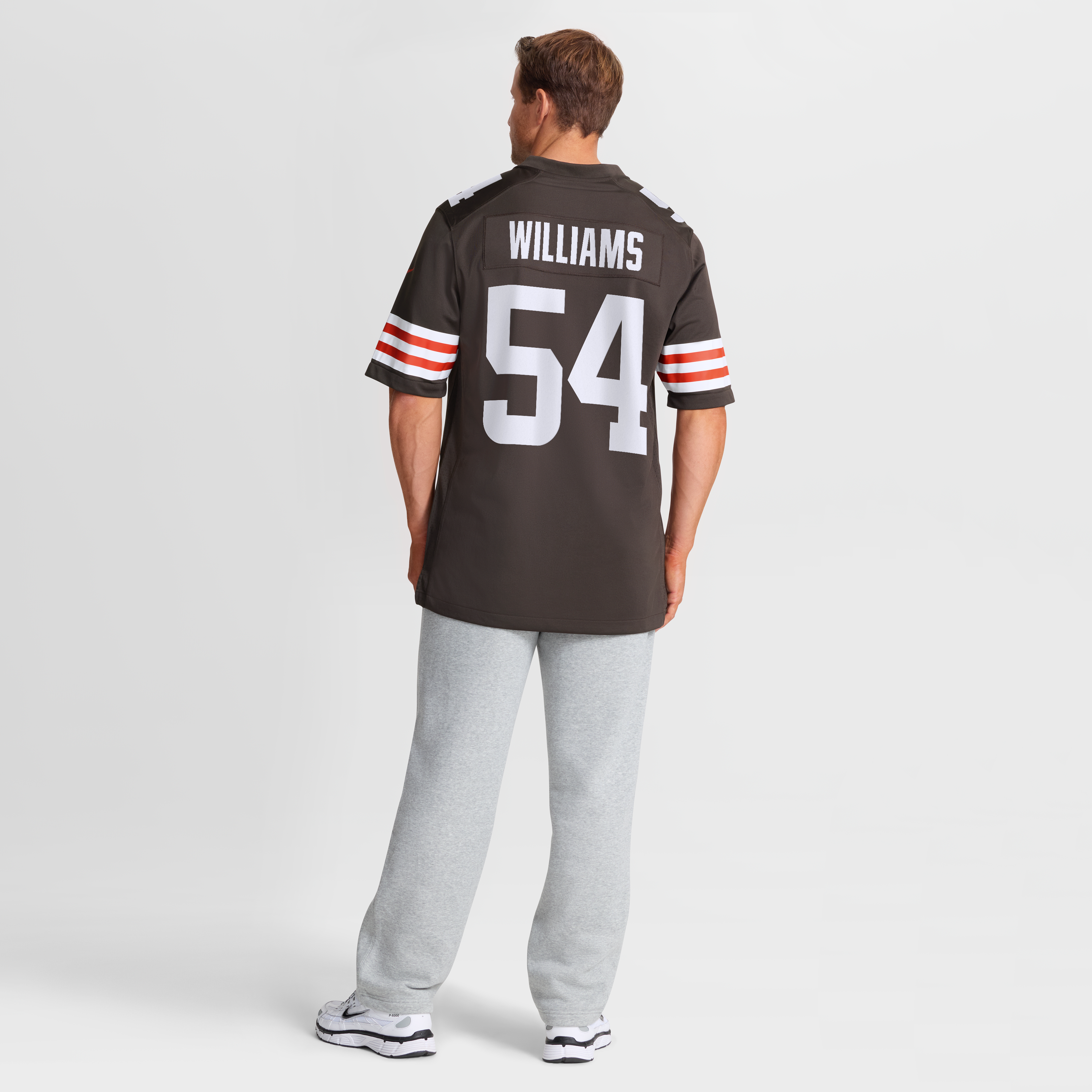 Maillot de match Nike Sam Williams marron des Cleveland Browns pour homme