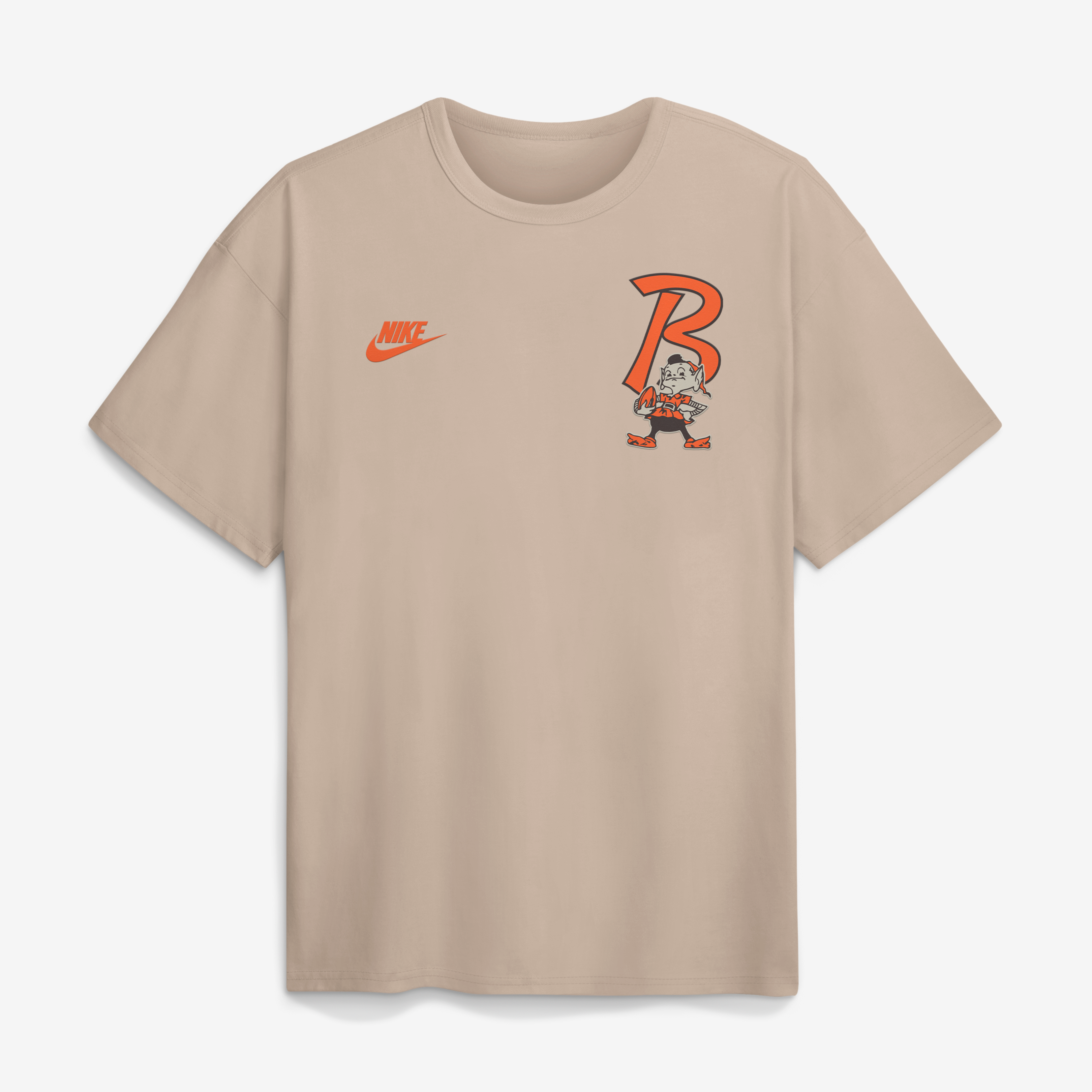 T-shirt Nike Max90 pour homme, coloris sable, Cleveland Browns Night Primary