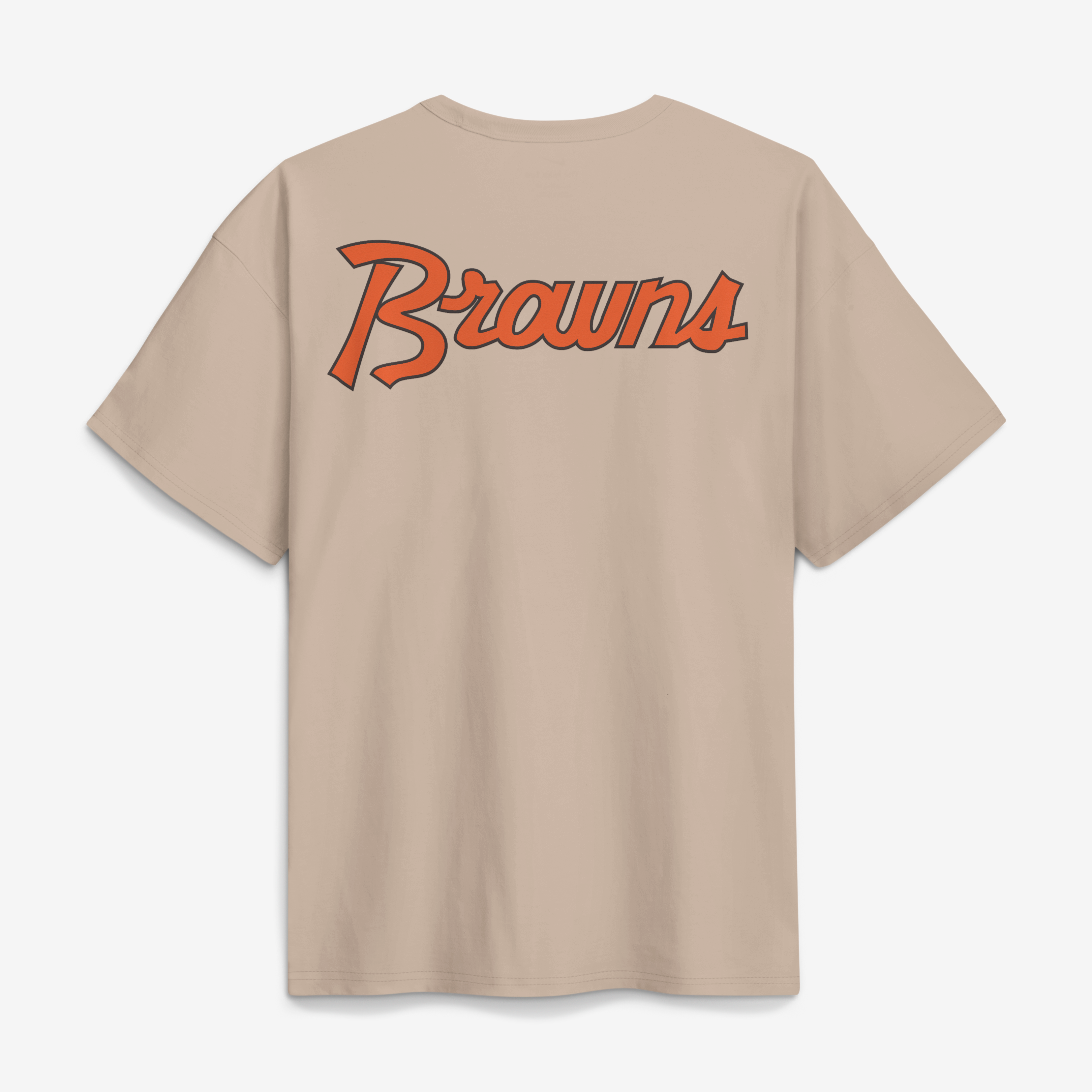 T-shirt Nike Max90 pour homme, coloris sable, Cleveland Browns Night Primary