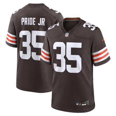 Toriano Pride Jr. Cleveland Browns Nike Team Game Jersey - Brown
