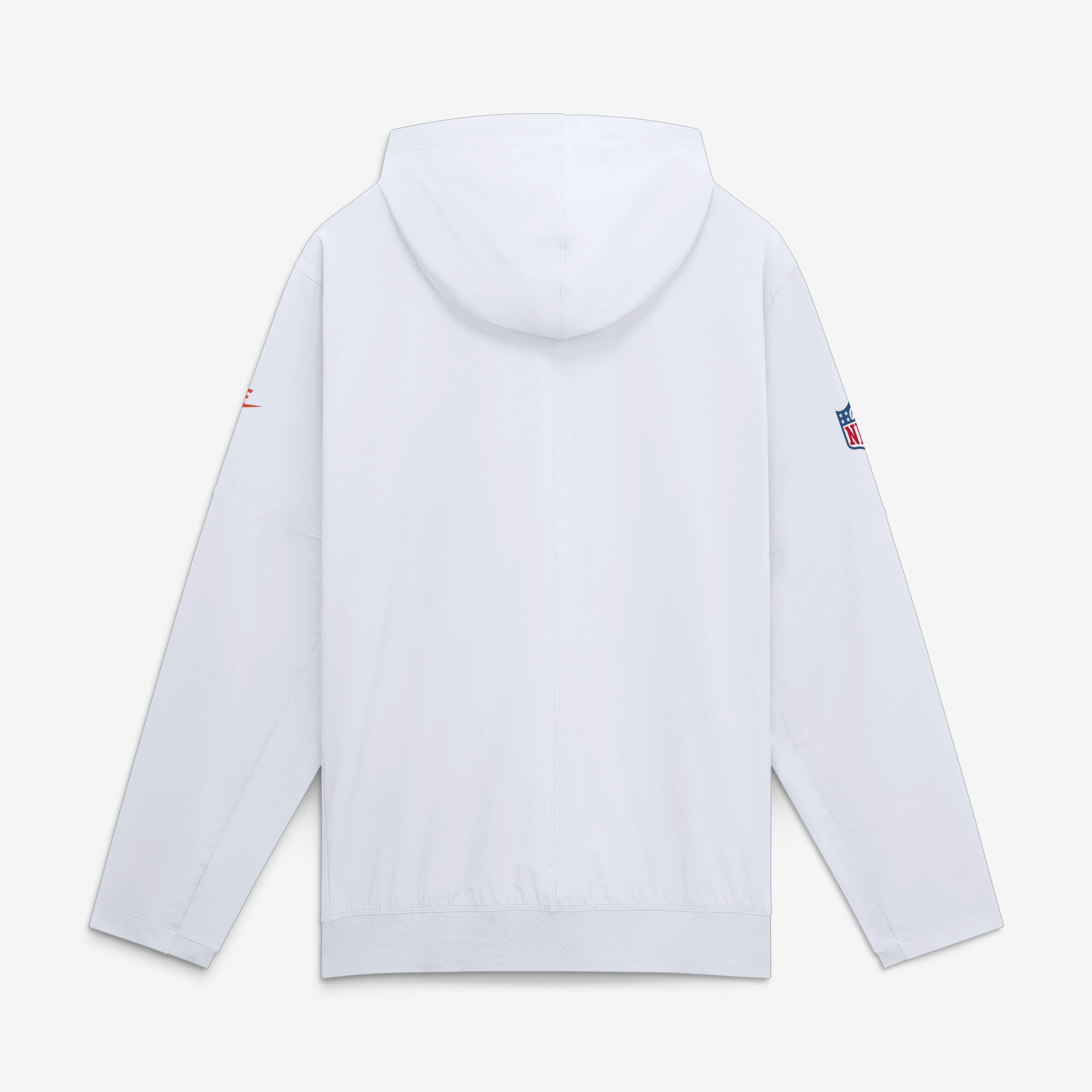 Veste anorak à demi-zip et capuche Nike blanche Cleveland Browns Sideline Broken Rules pour homme