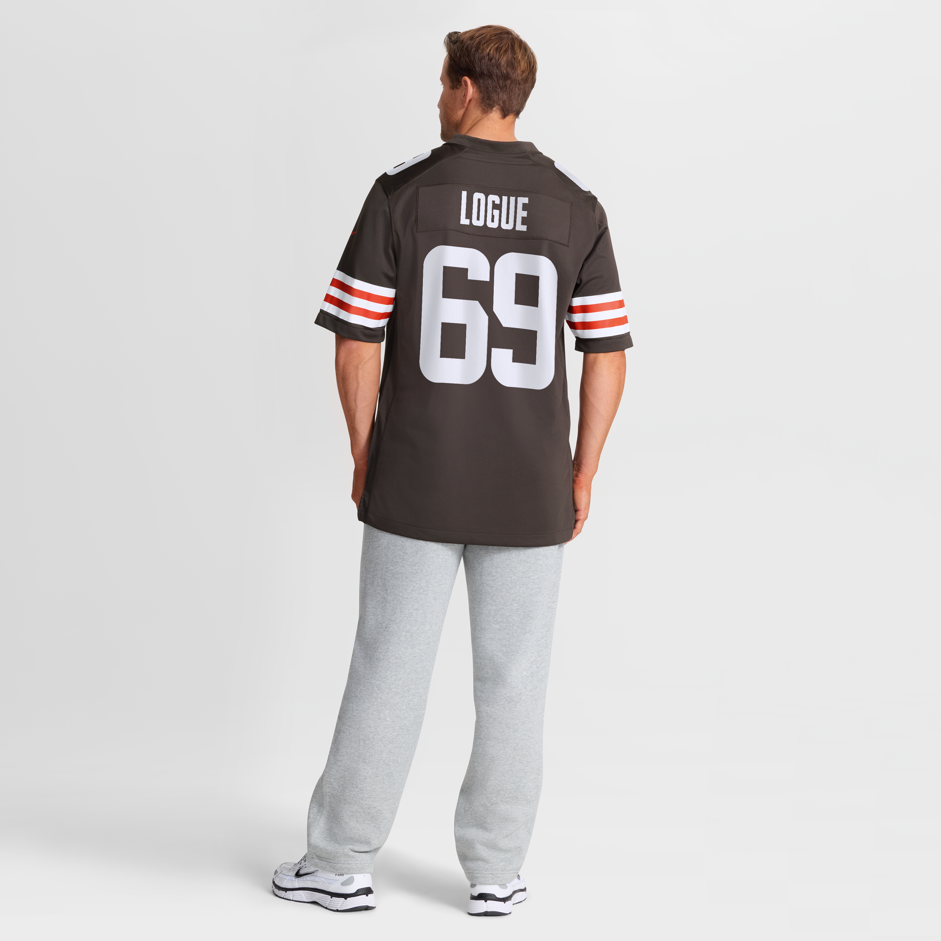 Maillot de match Nike Zion Logue marron des Cleveland Browns pour homme