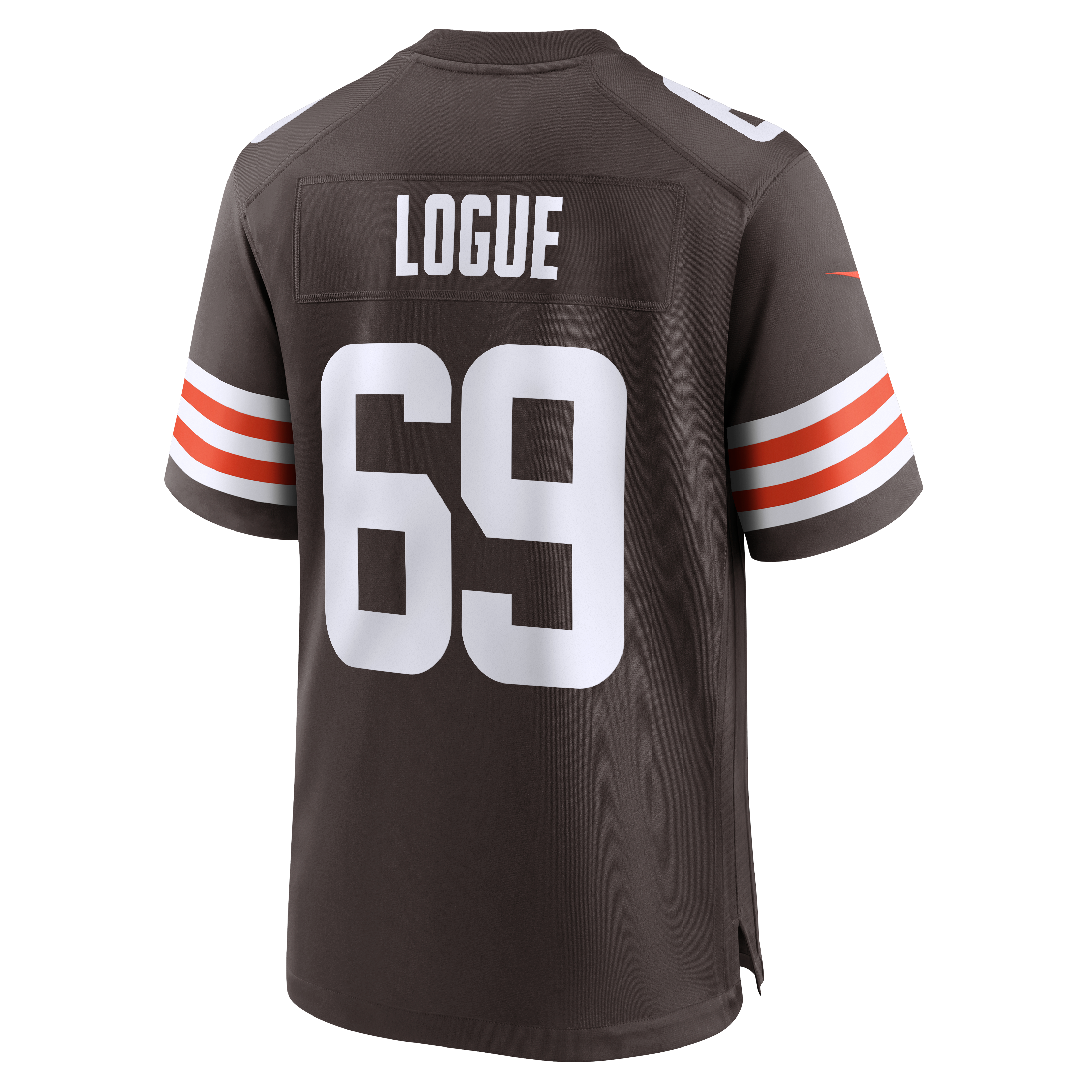 Maillot de match Nike Zion Logue marron des Cleveland Browns pour homme