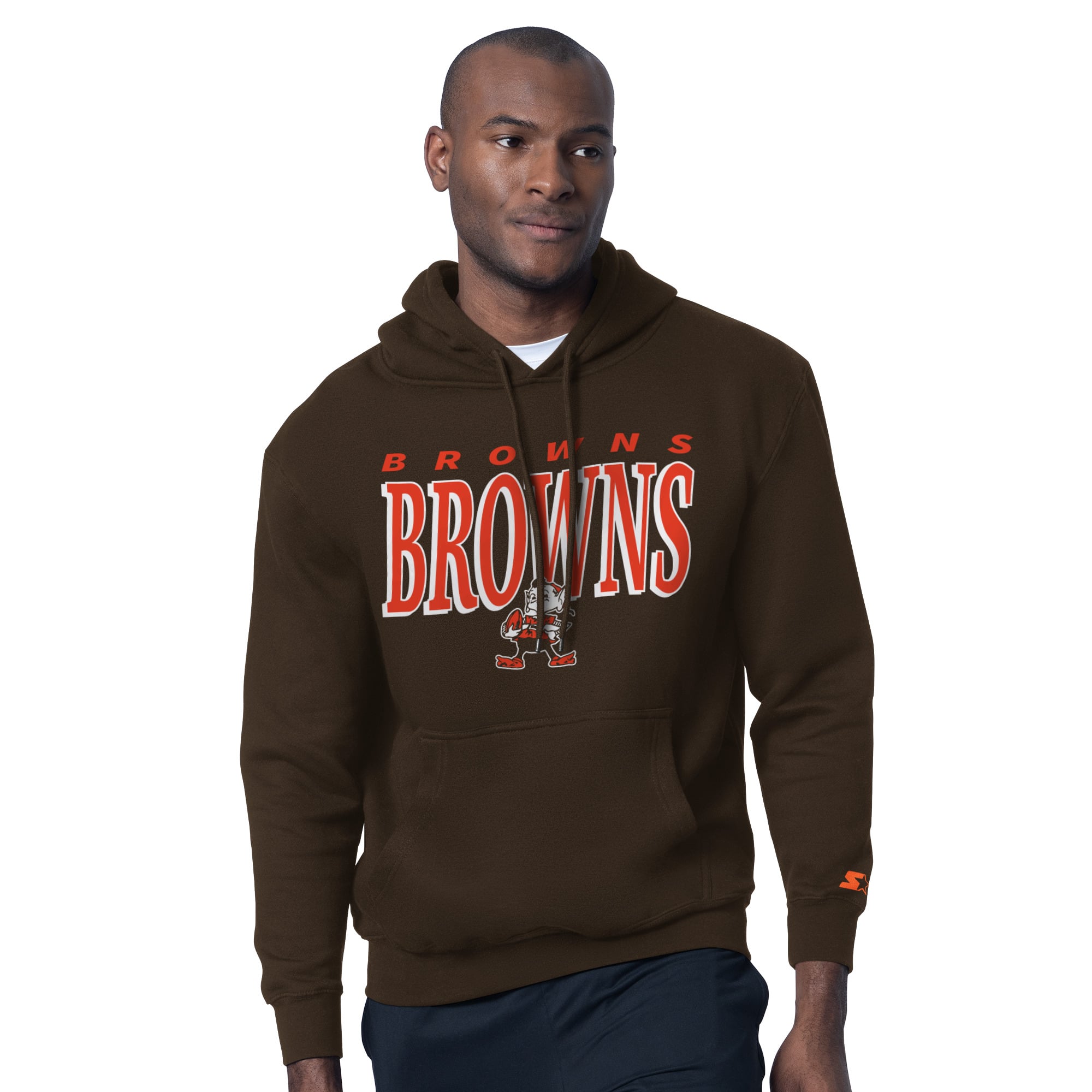 Pack sweat à capuche et t-shirt marron Cleveland Browns pour homme