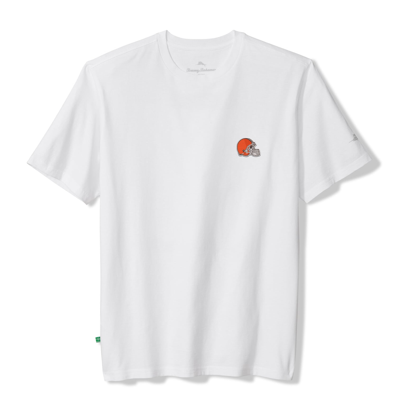 T-shirt Tommy Bahama blanc pour homme Cleveland Browns Tailgate State of Mind