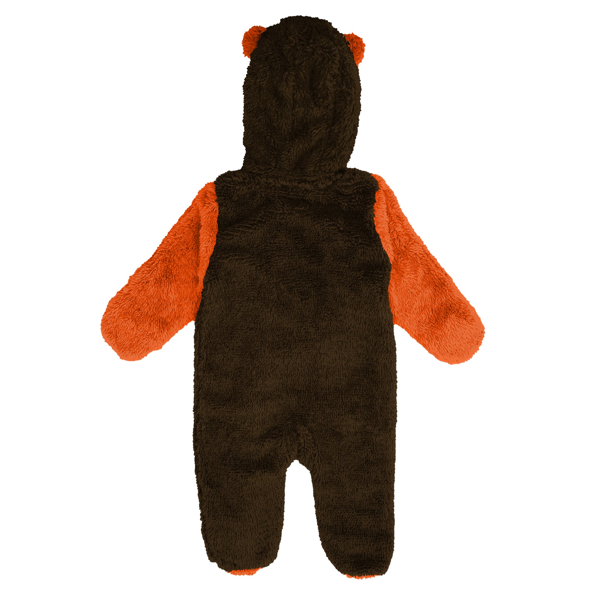 Grenouillère en polaire à fermeture éclair intégrale Outerstuff marron Cleveland Browns pour nouveau-né