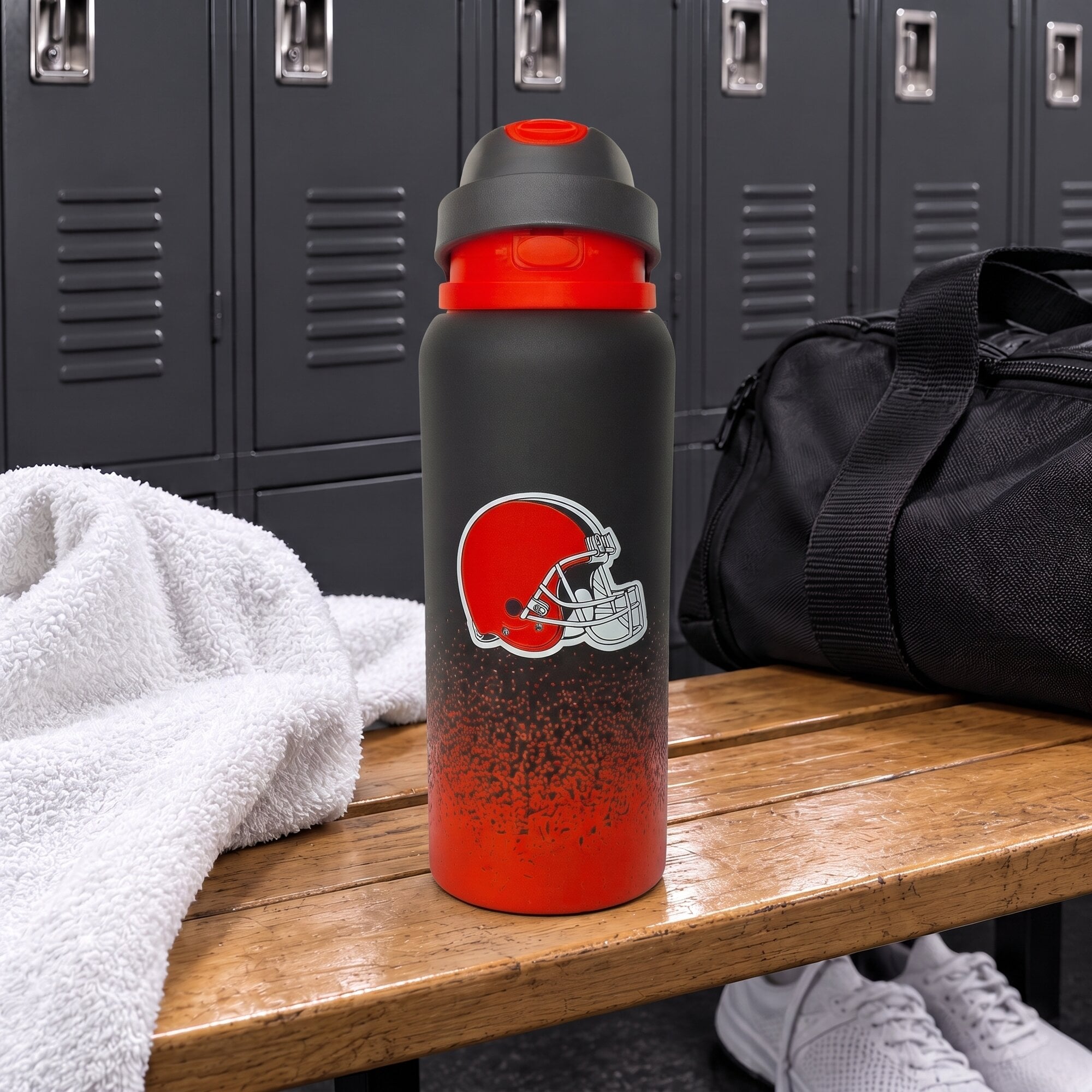 Gourde Pegasus Cleveland Browns 946 ml (32 oz) en acier inoxydable dégradé ProFlow