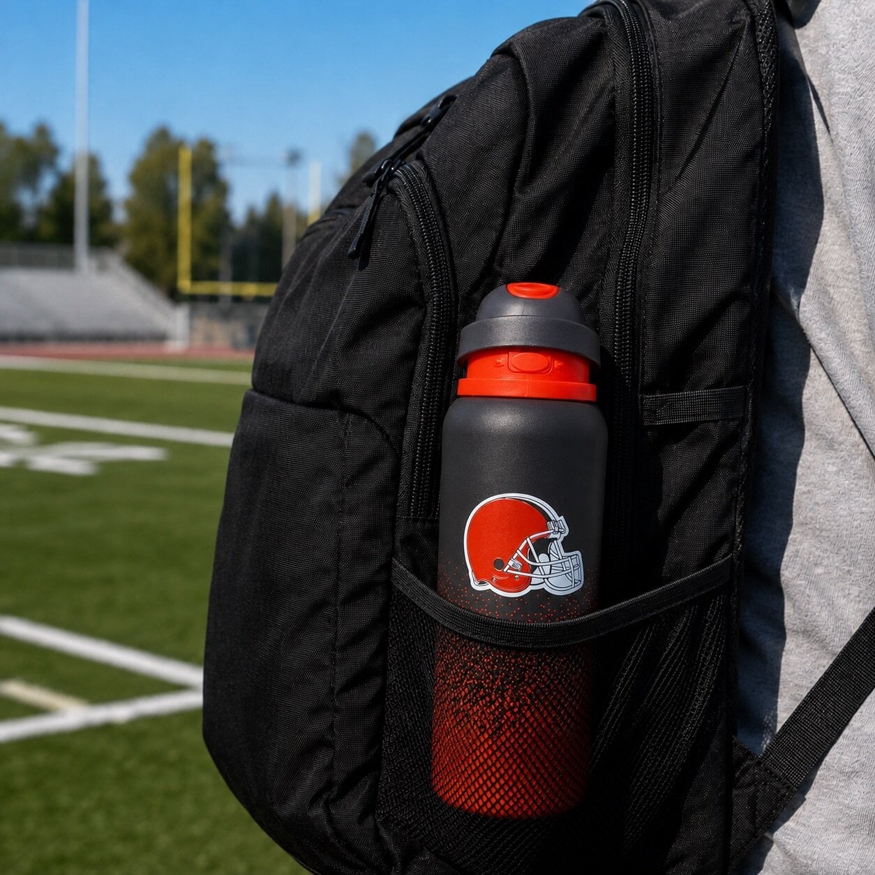 Gourde Pegasus Cleveland Browns 946 ml (32 oz) en acier inoxydable dégradé ProFlow