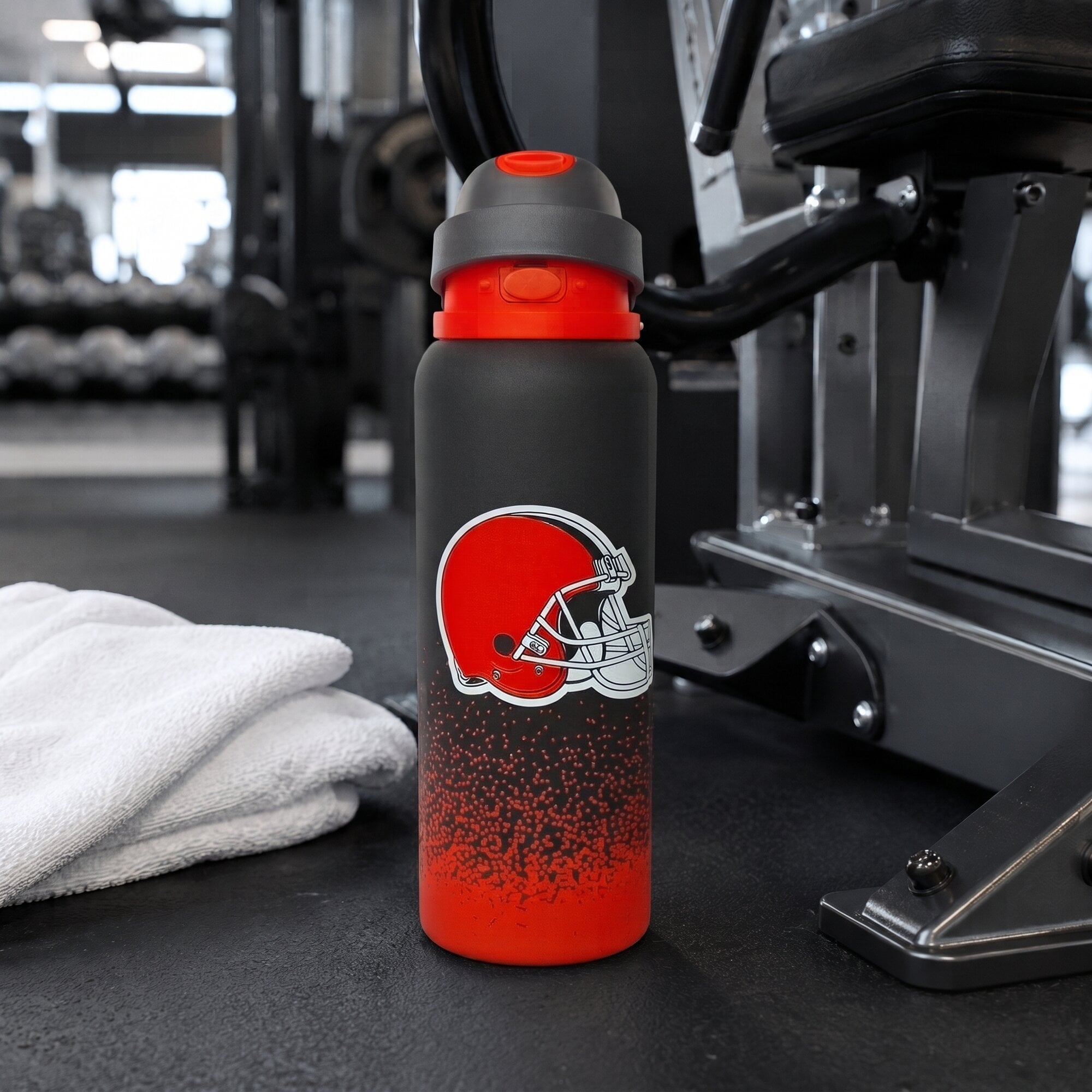 Gourde Pegasus Cleveland Browns 946 ml (32 oz) en acier inoxydable dégradé ProFlow