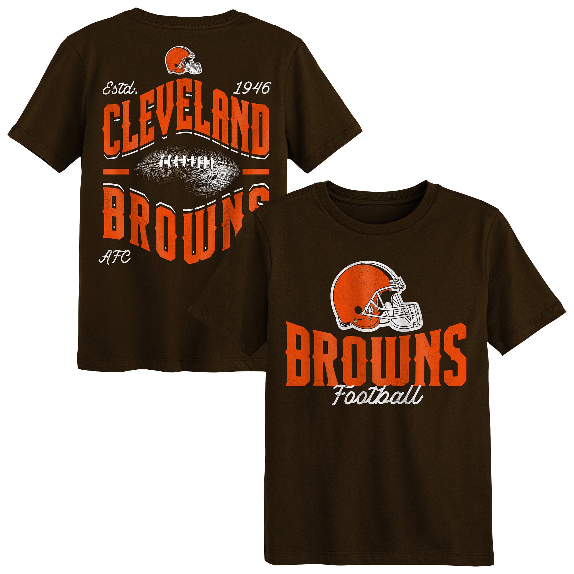 Preschool Outerstuff  Brown Cleveland Browns Top Pick T-Shirt