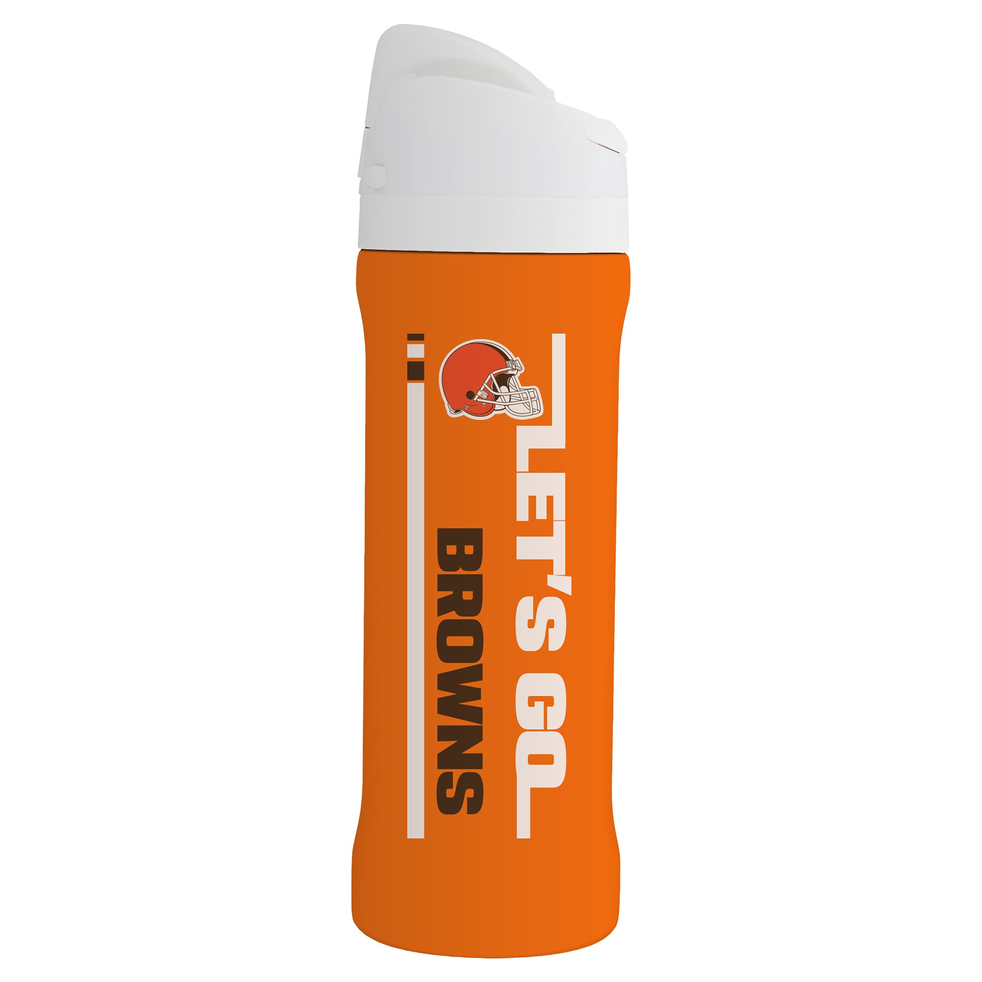 Gobelet isotherme en acier inoxydable de 710 ml (24 oz) aux couleurs de l'équipe Cleveland Browns, de The Memory Company