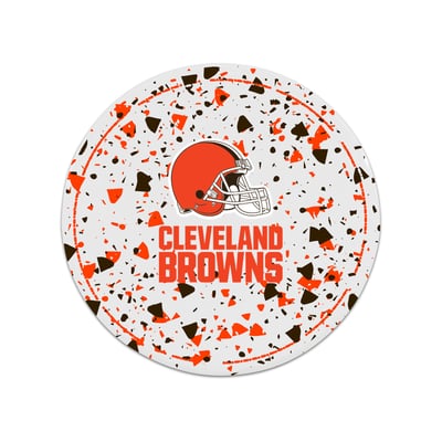 Cleveland Browns The Memory Company Circle Ceramic Coaster Set