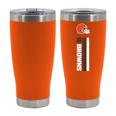 Cleveland Browns The Memory Company Let's Go 20oz. Stainless Steel Tumbler