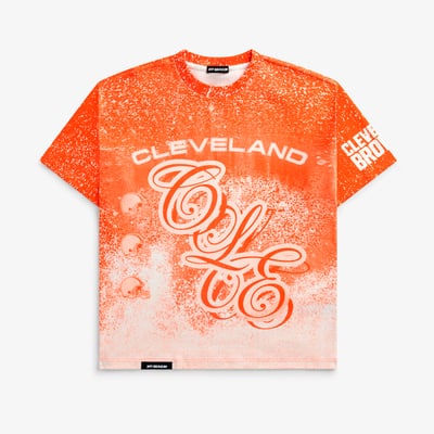 Cleveland Browns Off Season Unisex Jumbo Print Graphic T-Shirt - Orange