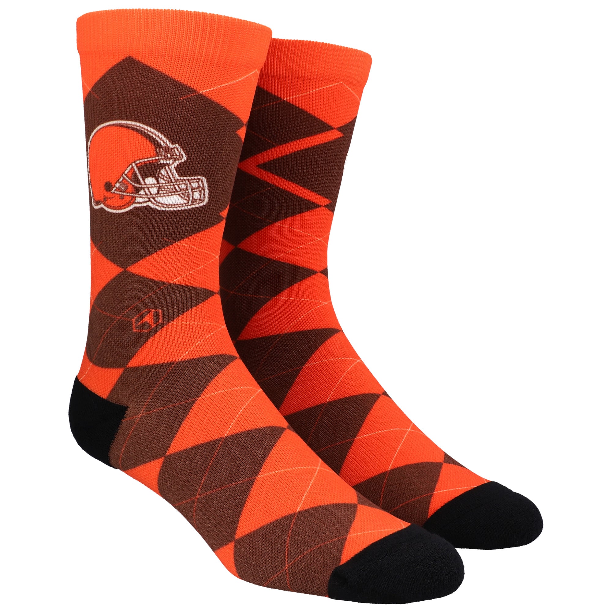 cleveland browns dress socks Unisex Rock Em Argyle Knitted Socks Browns football