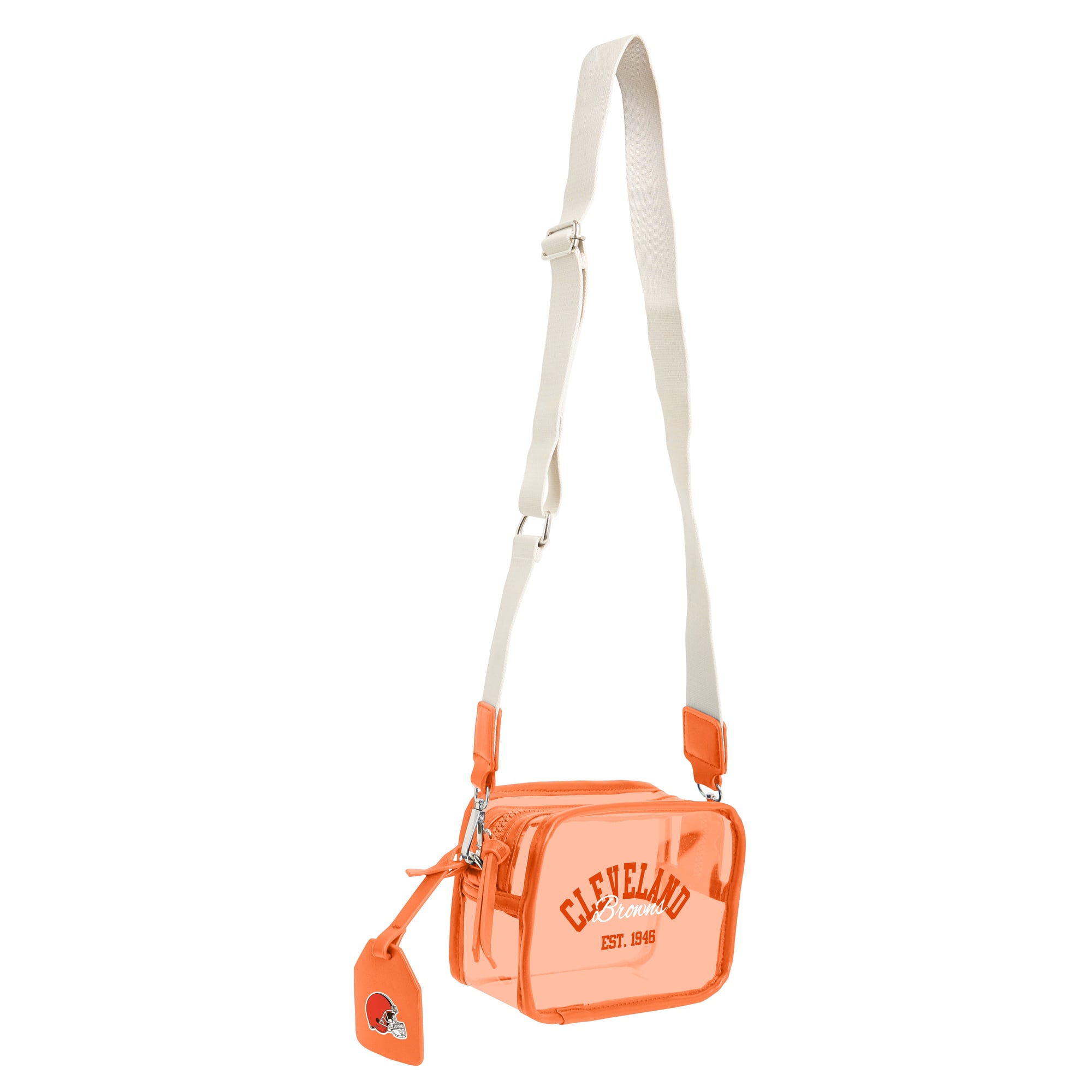 Sac bandoulière transparent WEAR by Erin Andrews Cleveland Browns