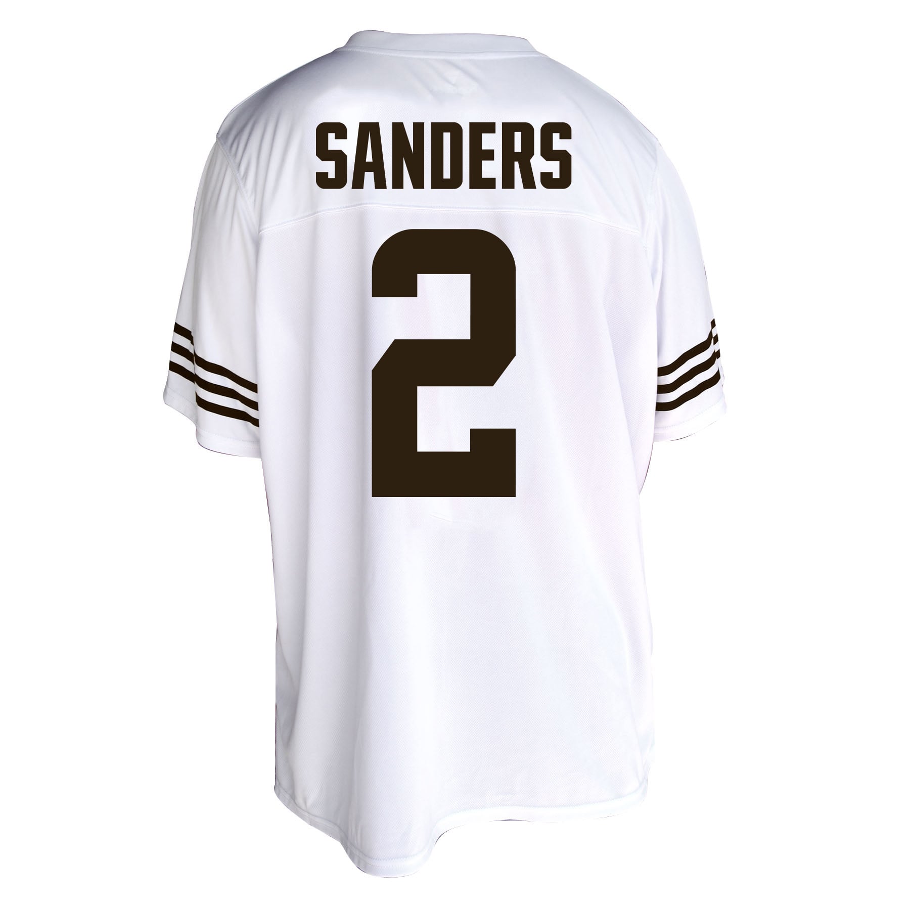 Maillot de mode grande taille pour femmes Fanatics Shedeur Sanders blanc des Cleveland Browns