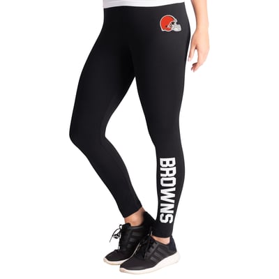  Cleveland Browns G-III 4Her by Carl Banks Women's  Pregame Leggings - Black